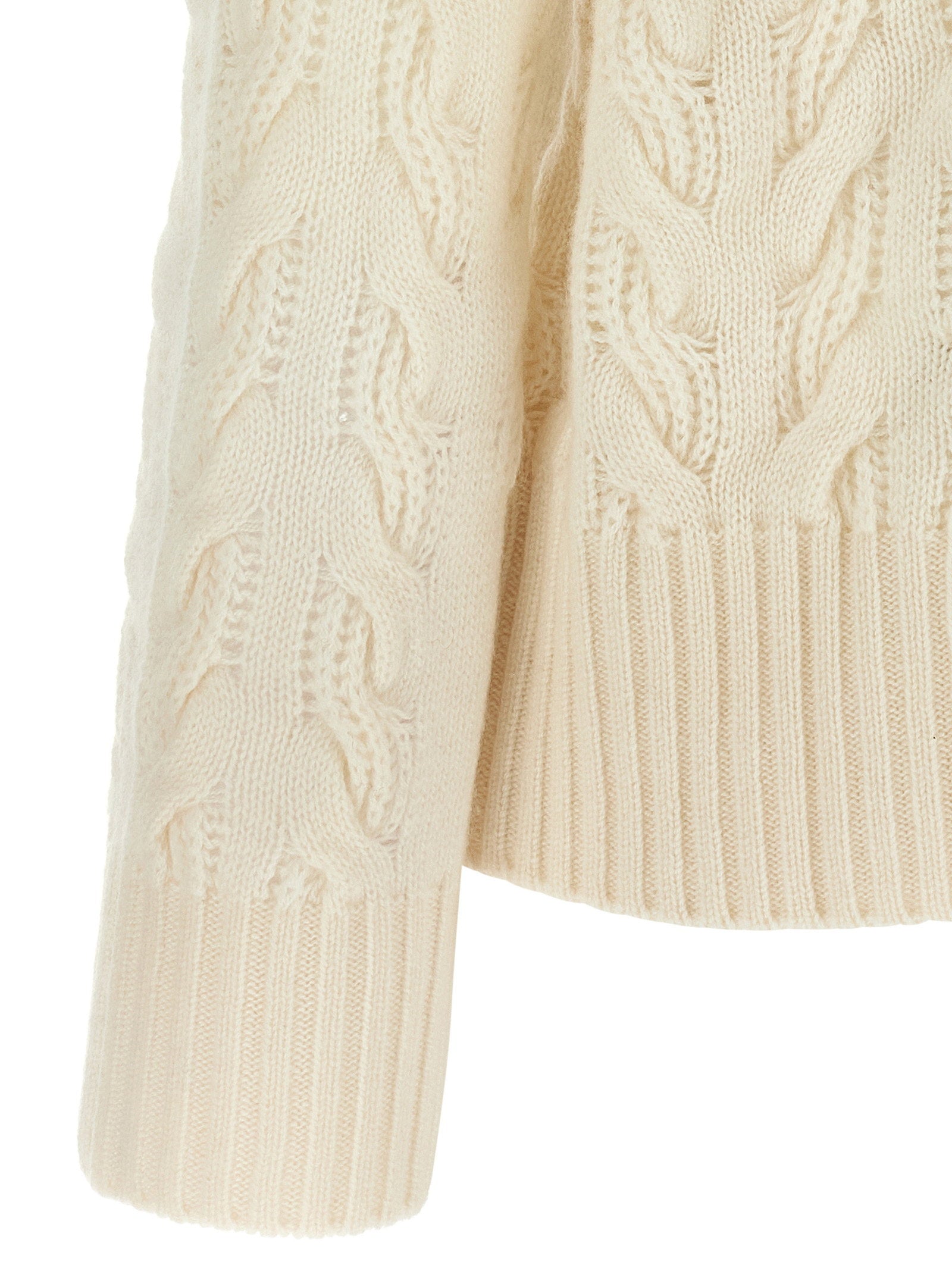 Max Mara Studio Colle Sweater — Ivory, view 4