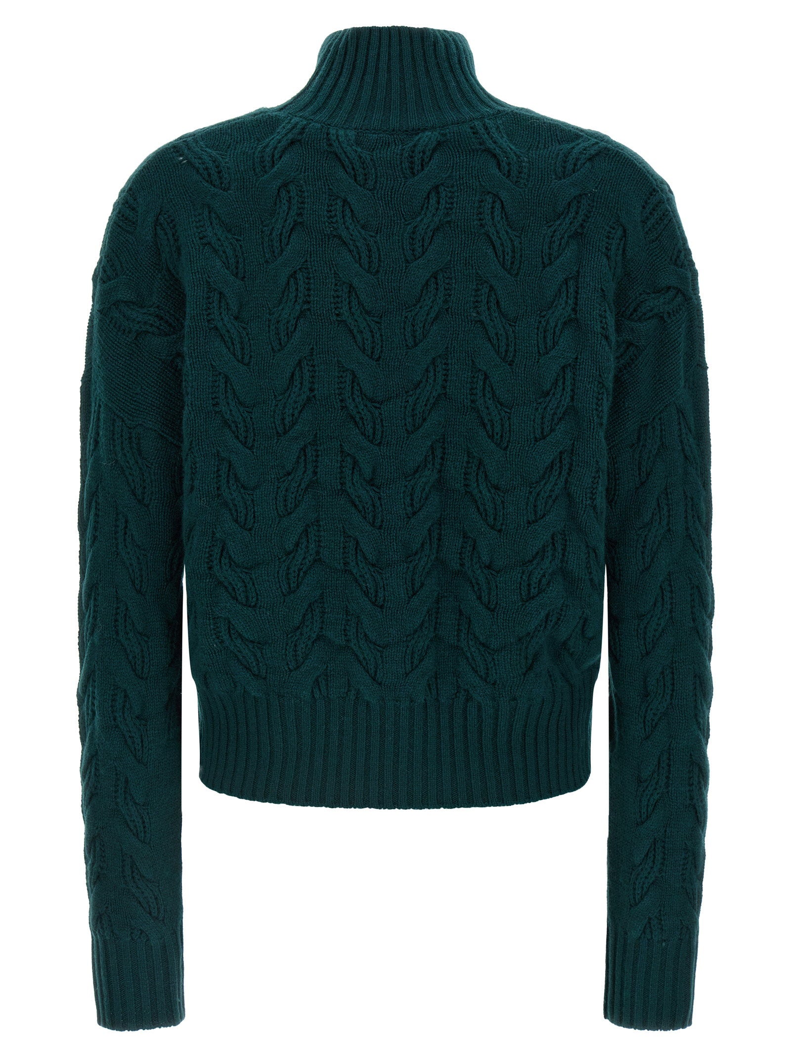 Max Mara Studio Cosmo Sweater — Forest Green, view 2