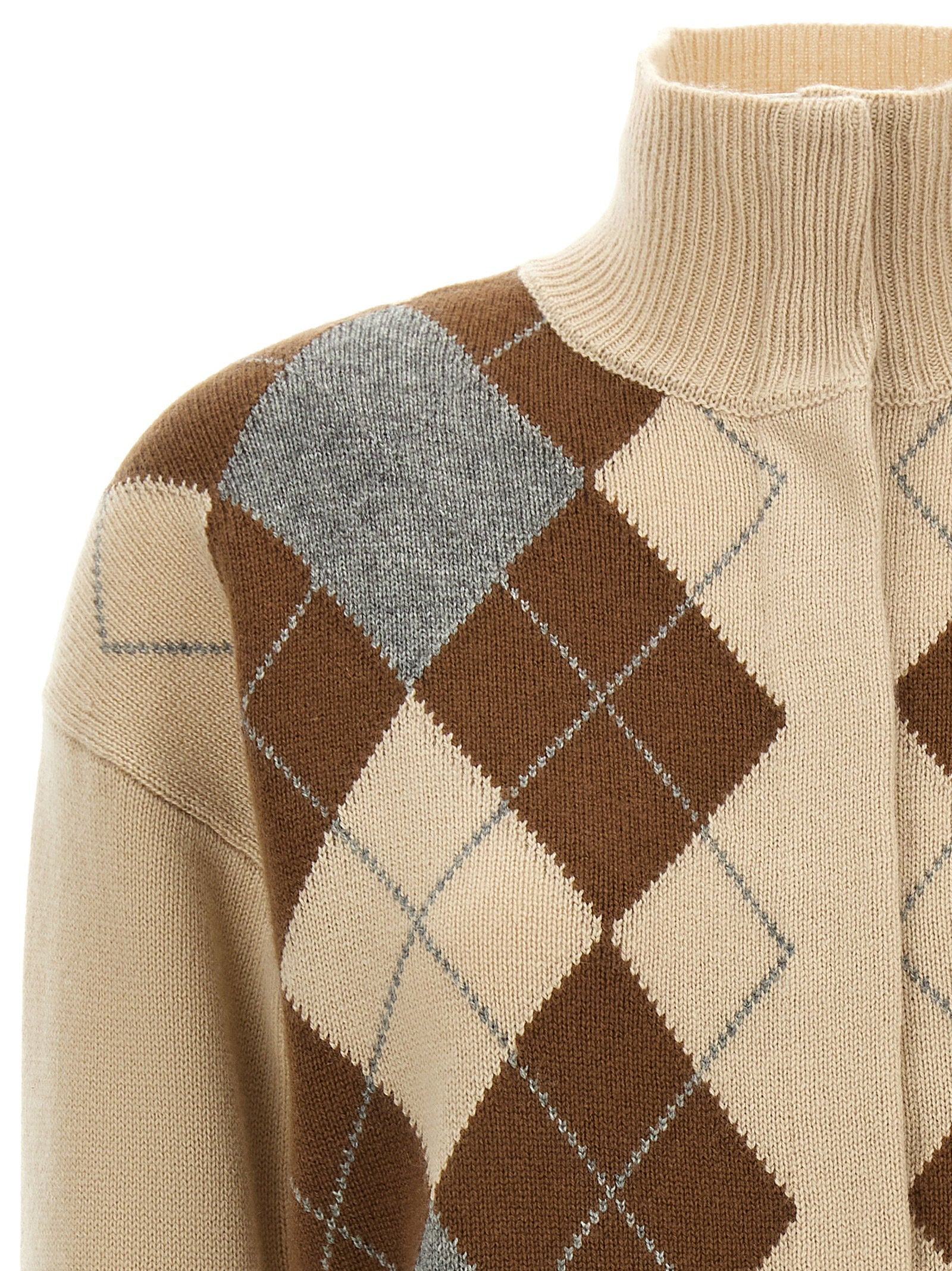 Max Mara Studio Pacche Cardigan — Cream - XS, view 3