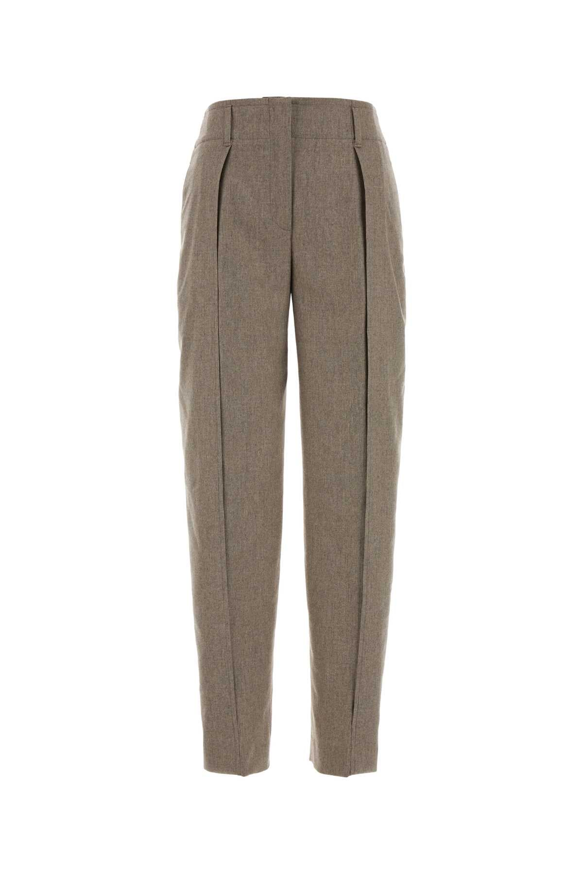 Pt Torino Virgin Wool and Cashmere Trousers — Beige by Pt Torino