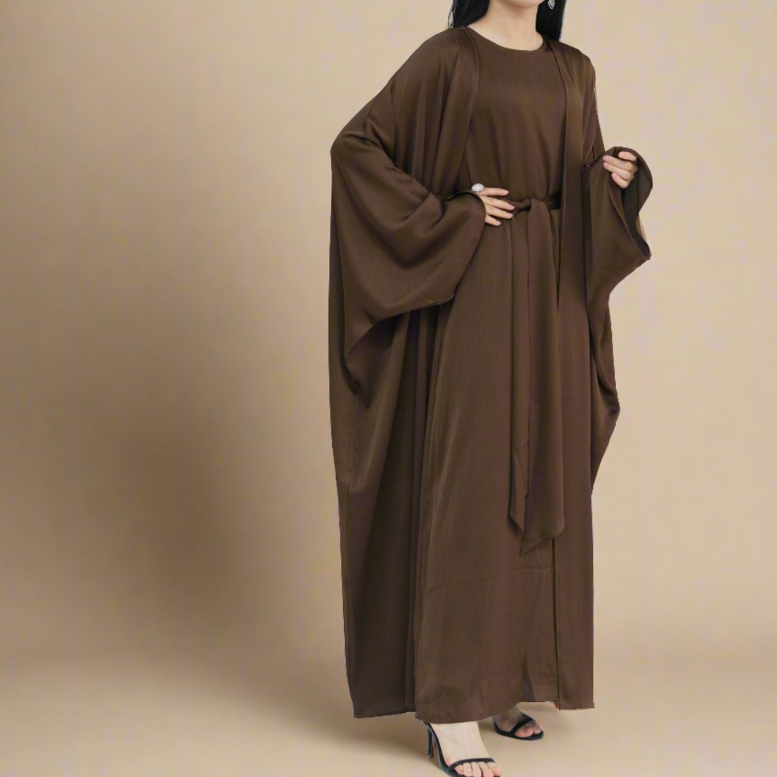 Maisara Soiree Evening Abaya Set, view 2