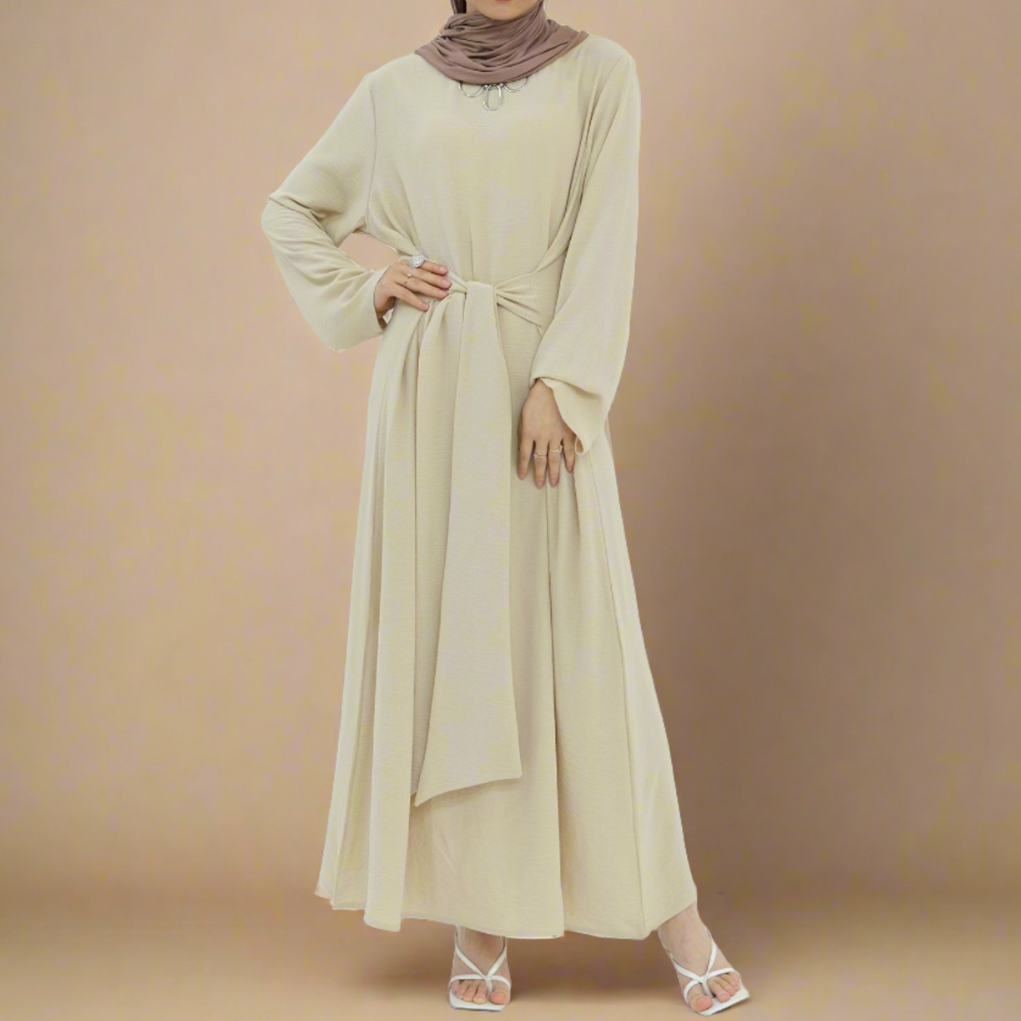 Aylana Long Sleeve Wrap Dress, view 5