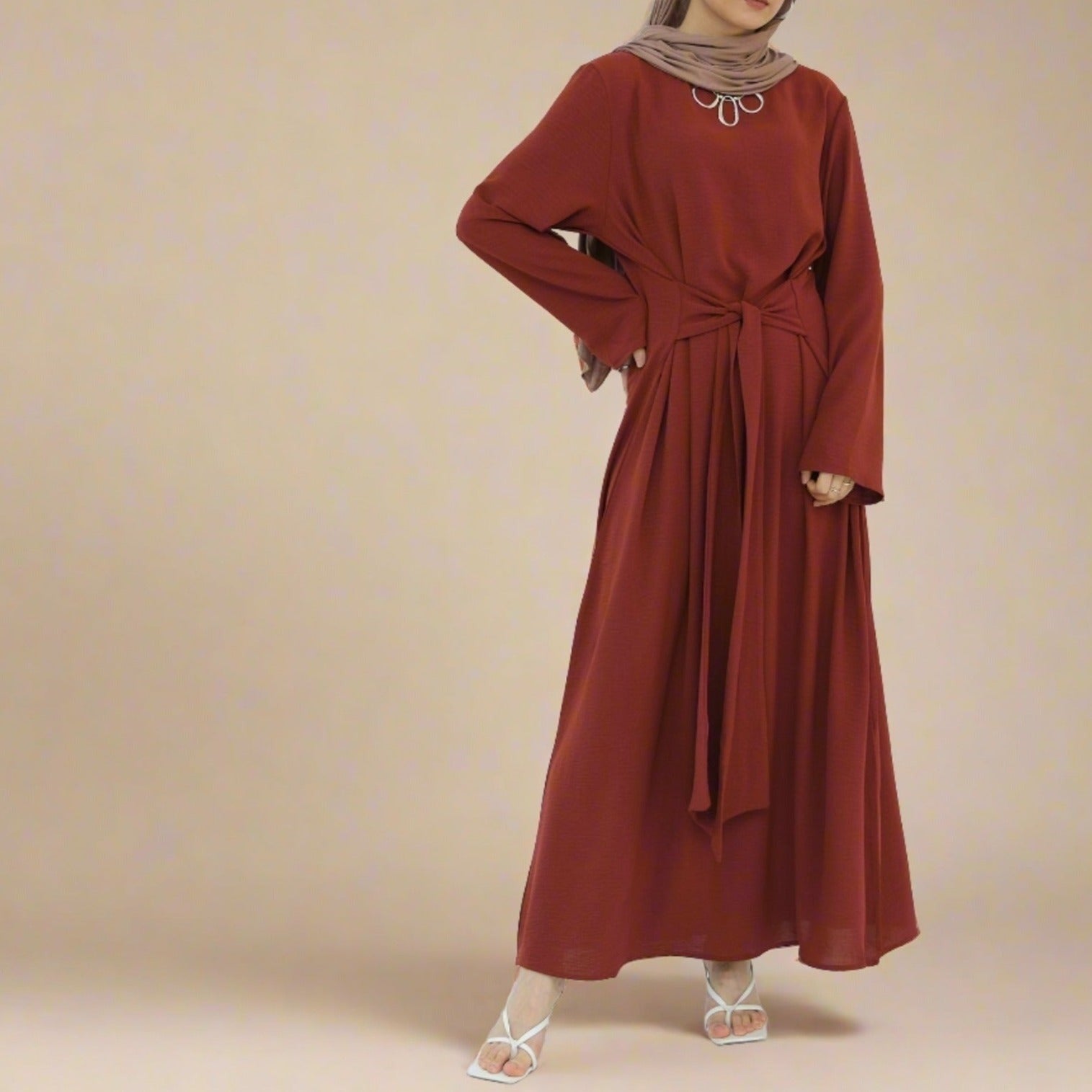 Aylana Long Sleeve Wrap Dress, view 6