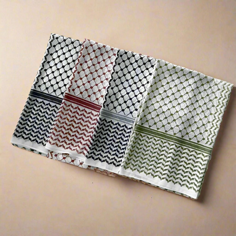 Strength: Palestenian Keffiyeh Hijab/shawl, view 2