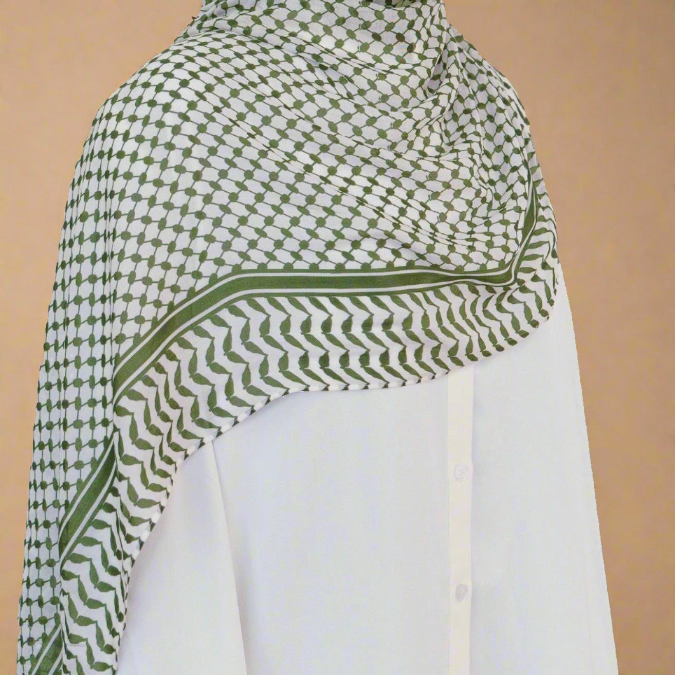 Strength: Palestenian Keffiyeh Hijab/shawl, view 5