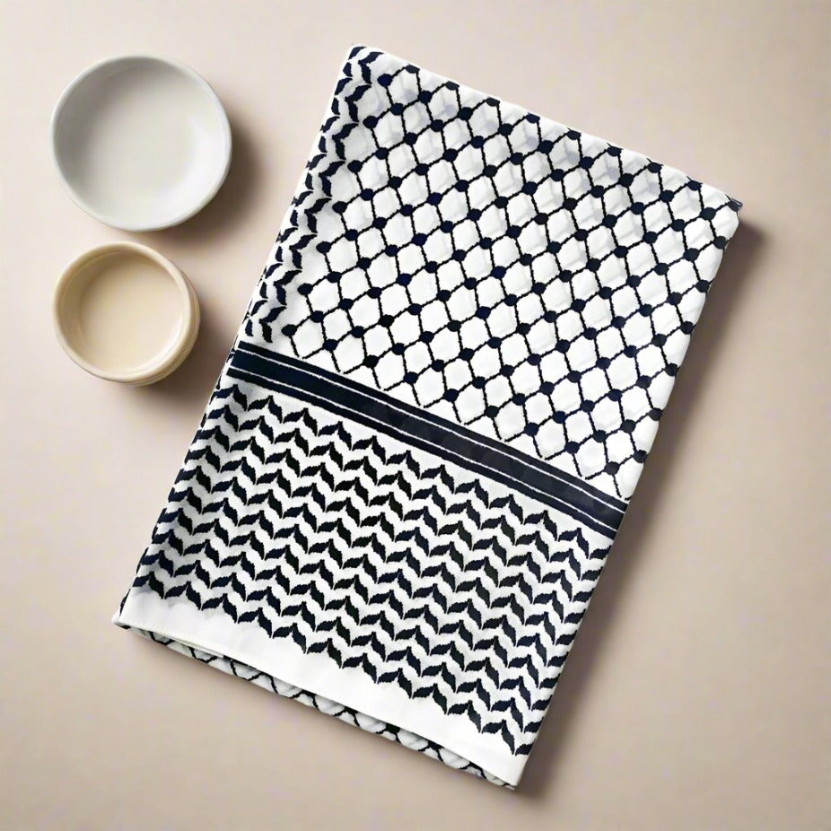 Strength: Palestenian Keffiyeh Hijab/shawl, view 6