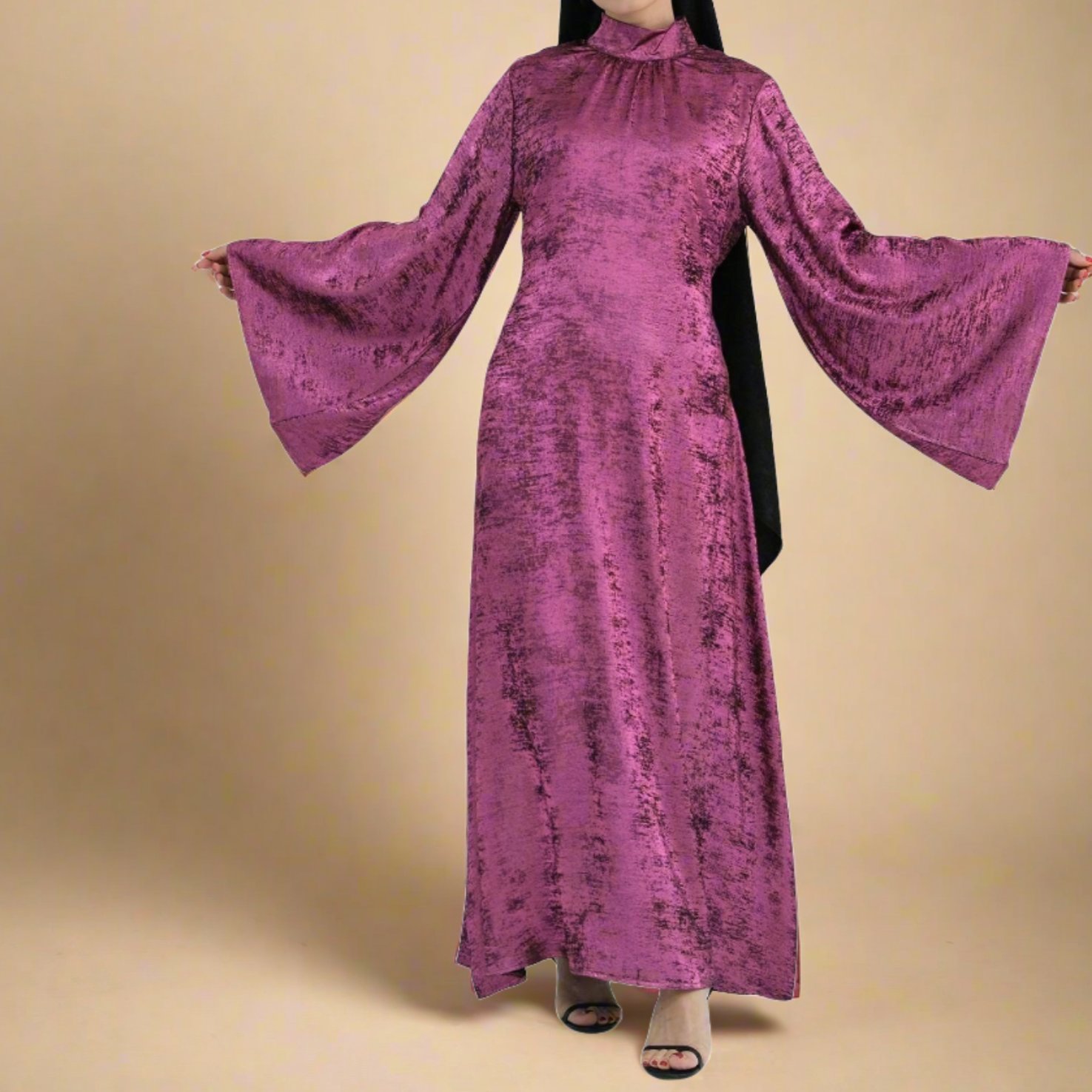 Anabelle Modest Maxi Dress, view 4