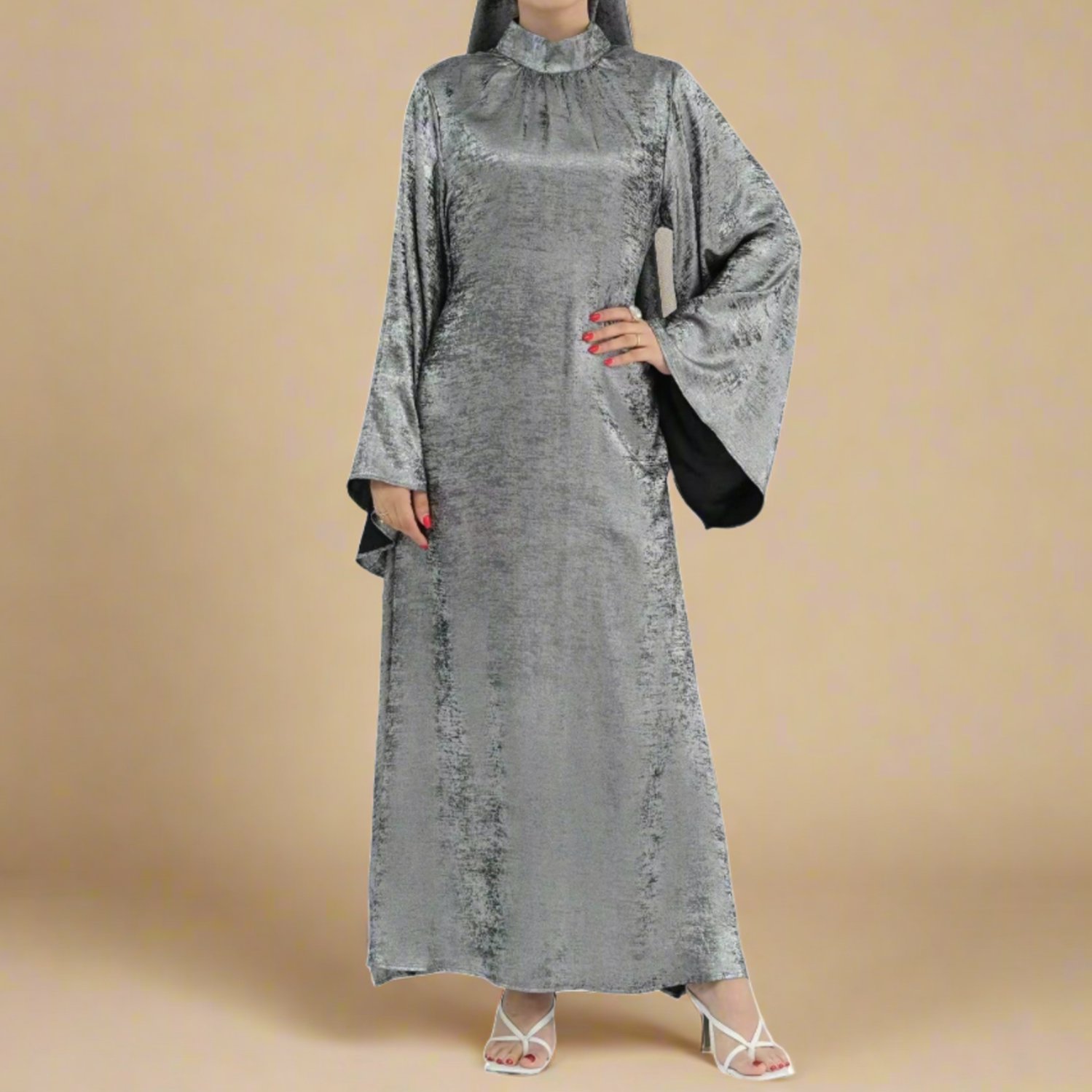 Anabelle Modest Maxi Dress, view 8