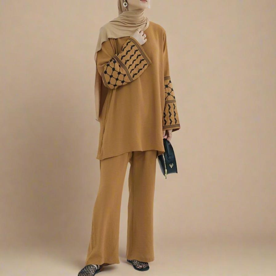 Keffiyeh 2 PC Co-ord Set, view 2