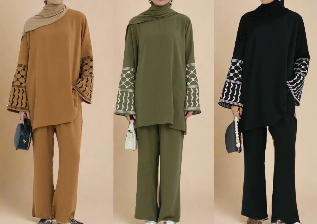 Keffiyeh 2 PC Co-ord Set, view 3
