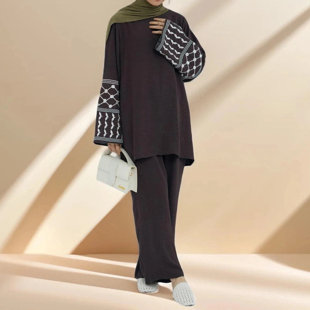 Keffiyeh 2 PC Co-ord Set, view 6