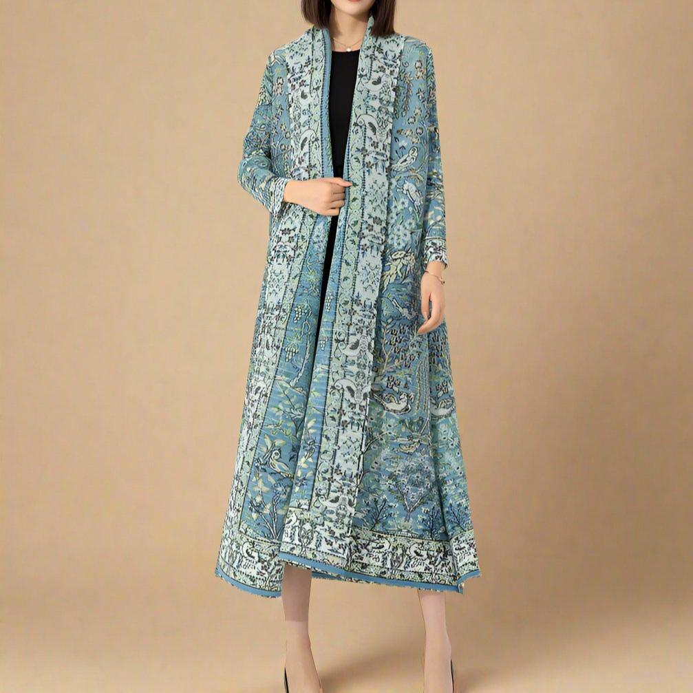 Boho long printed kimono by Try Modest