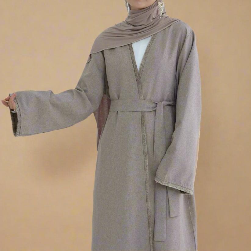 Basic Bisht Fall Abaya, view 7