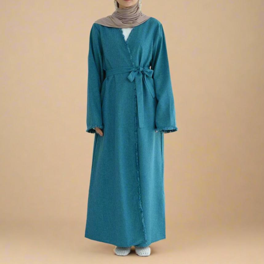 Basic Bisht Fall Abaya, view 8