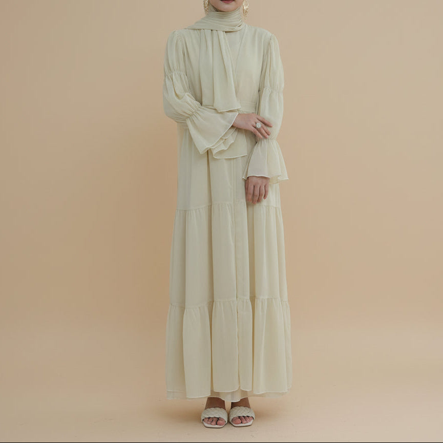 Lyana 2 PC Open Abaya, view 3