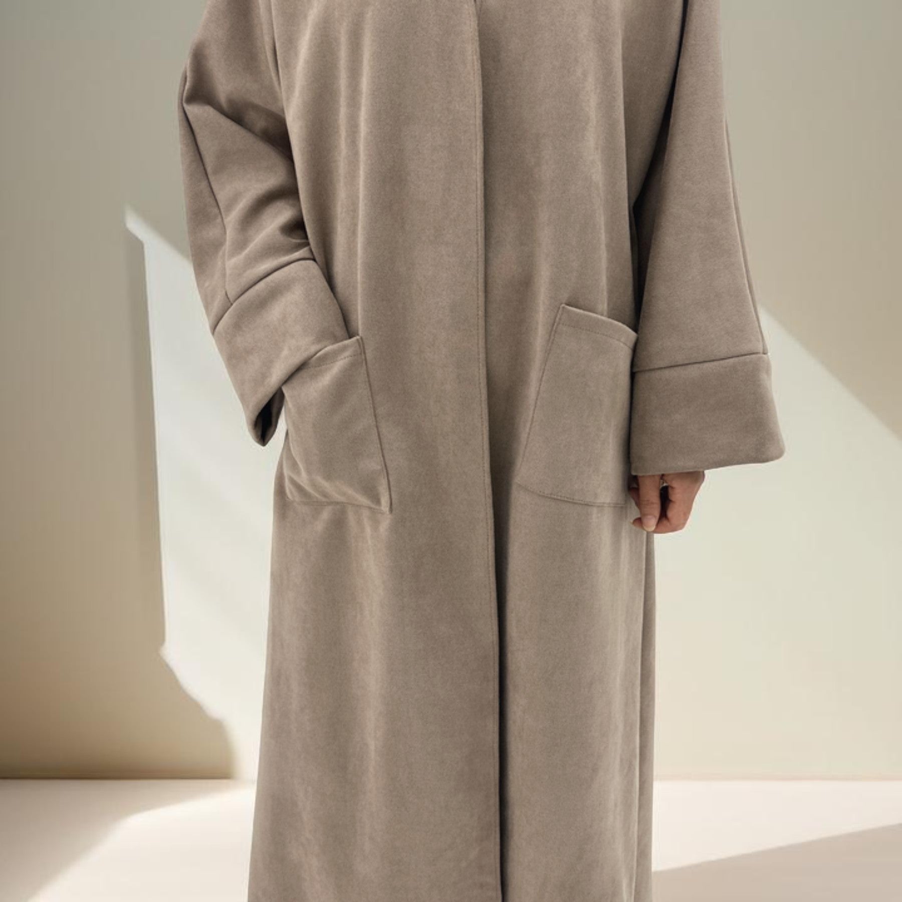 Deena Velvet Coat Abaya by Try Modest