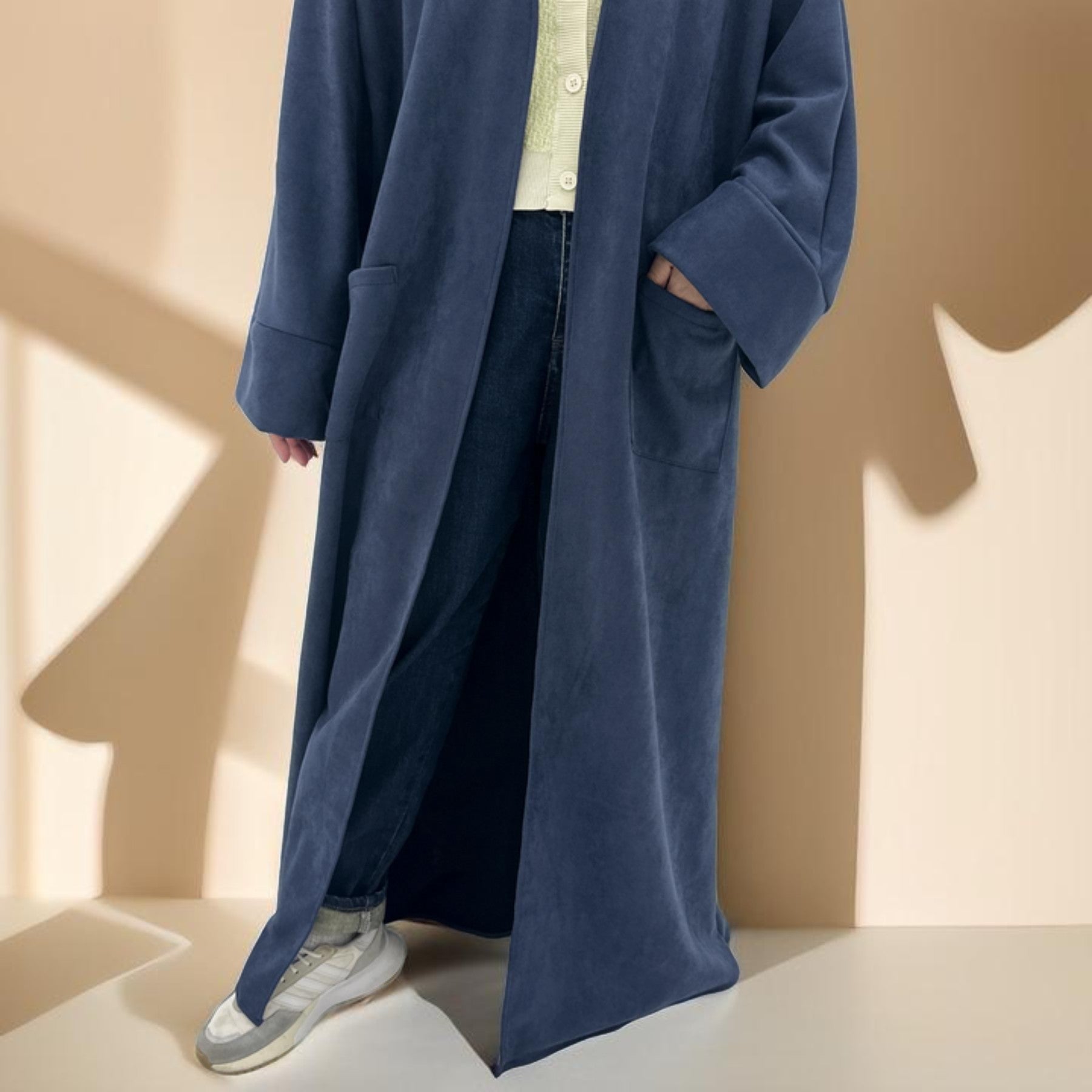 Deena Velvet Coat Abaya, view 8