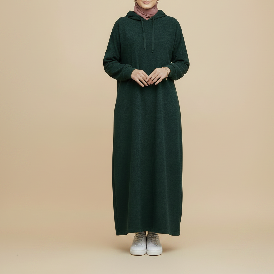 Suha hoodie abaya with pockets by Try Modest