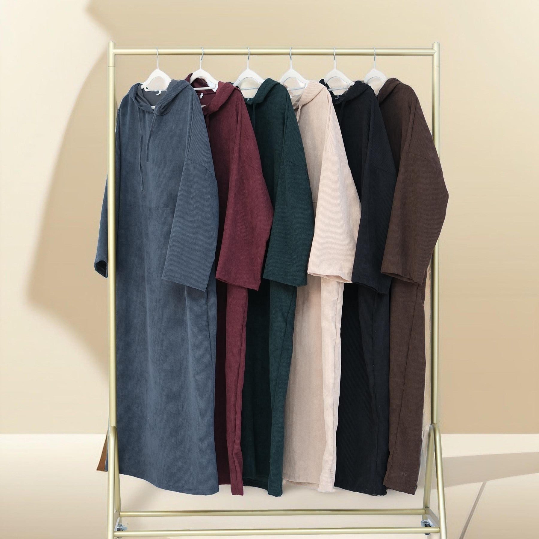 Suha hoodie abaya with pockets, view 6