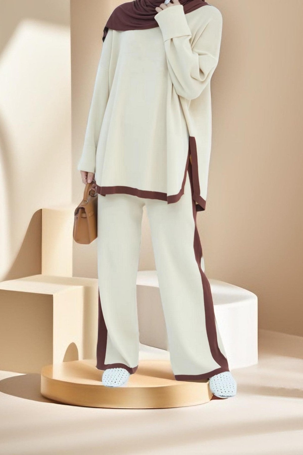 Luna knitted co-ord set, view 3