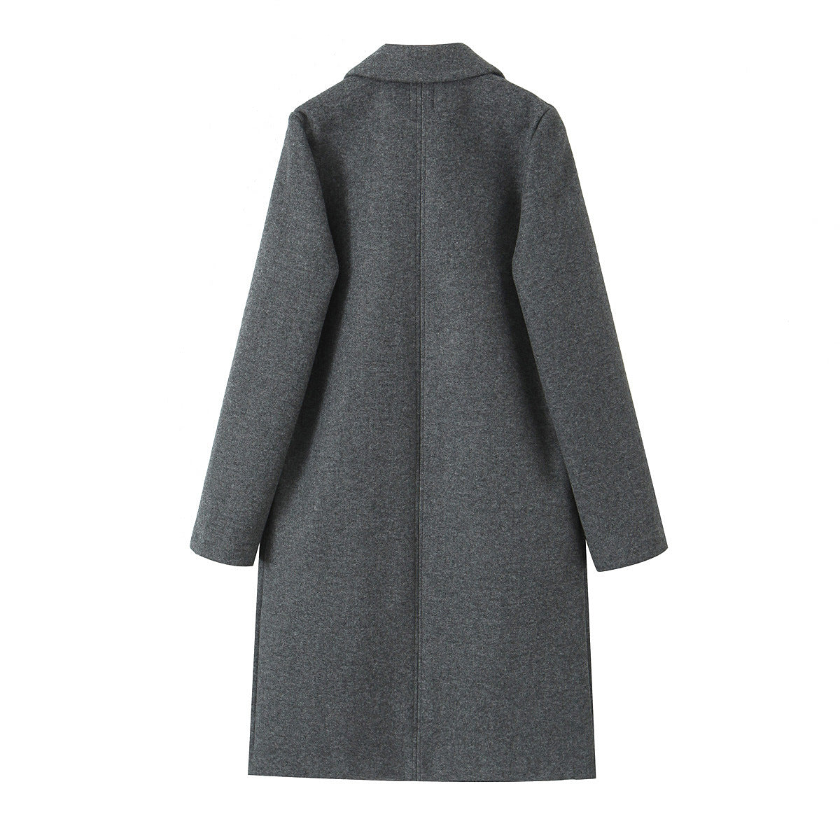 Textured open coat with a lapel collar, view 5