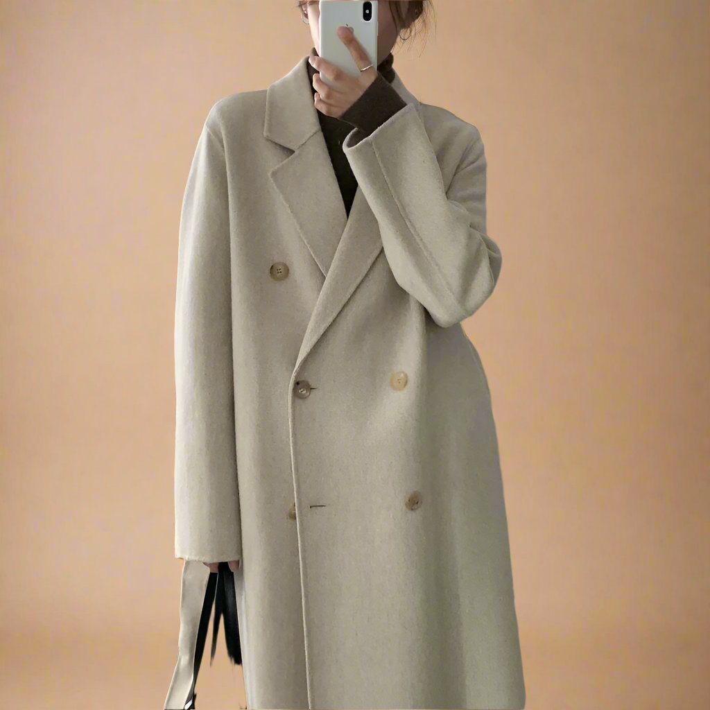 Double-Breasted Dream Coat by Try Modest