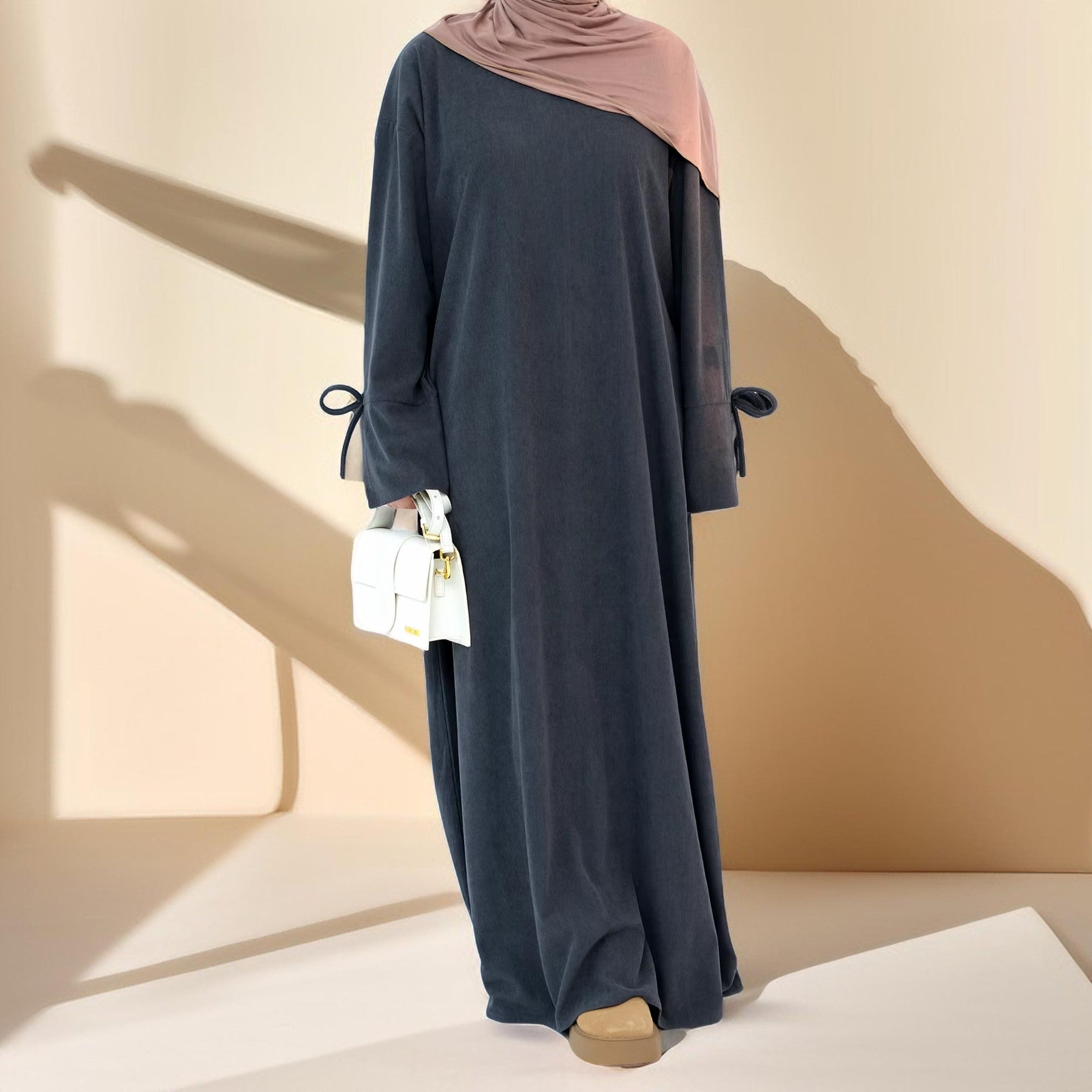 Sophisticated Bow-Tie Beauty Abaya, view 7