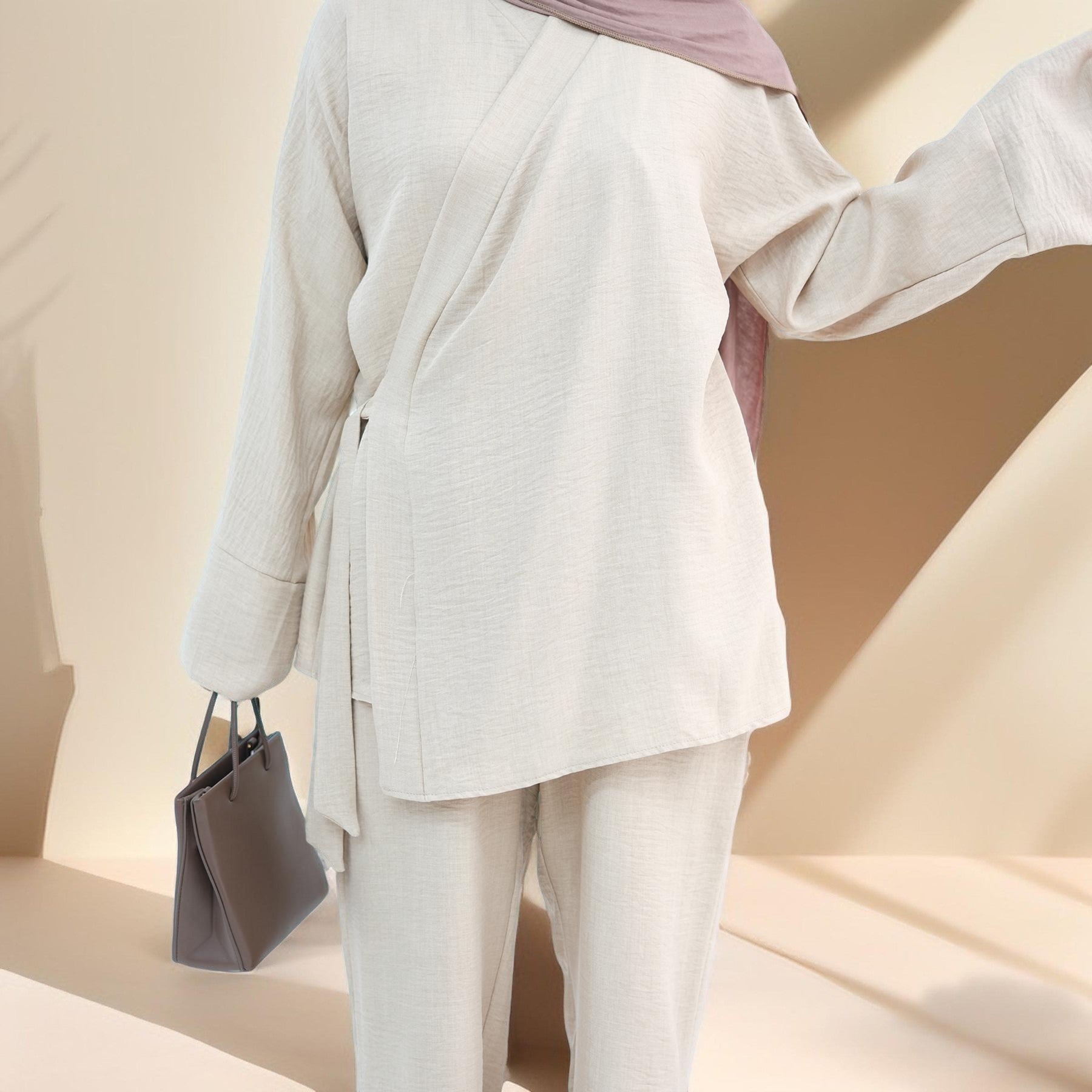 Aria Wrap Everyday Co-ord Set, view 3