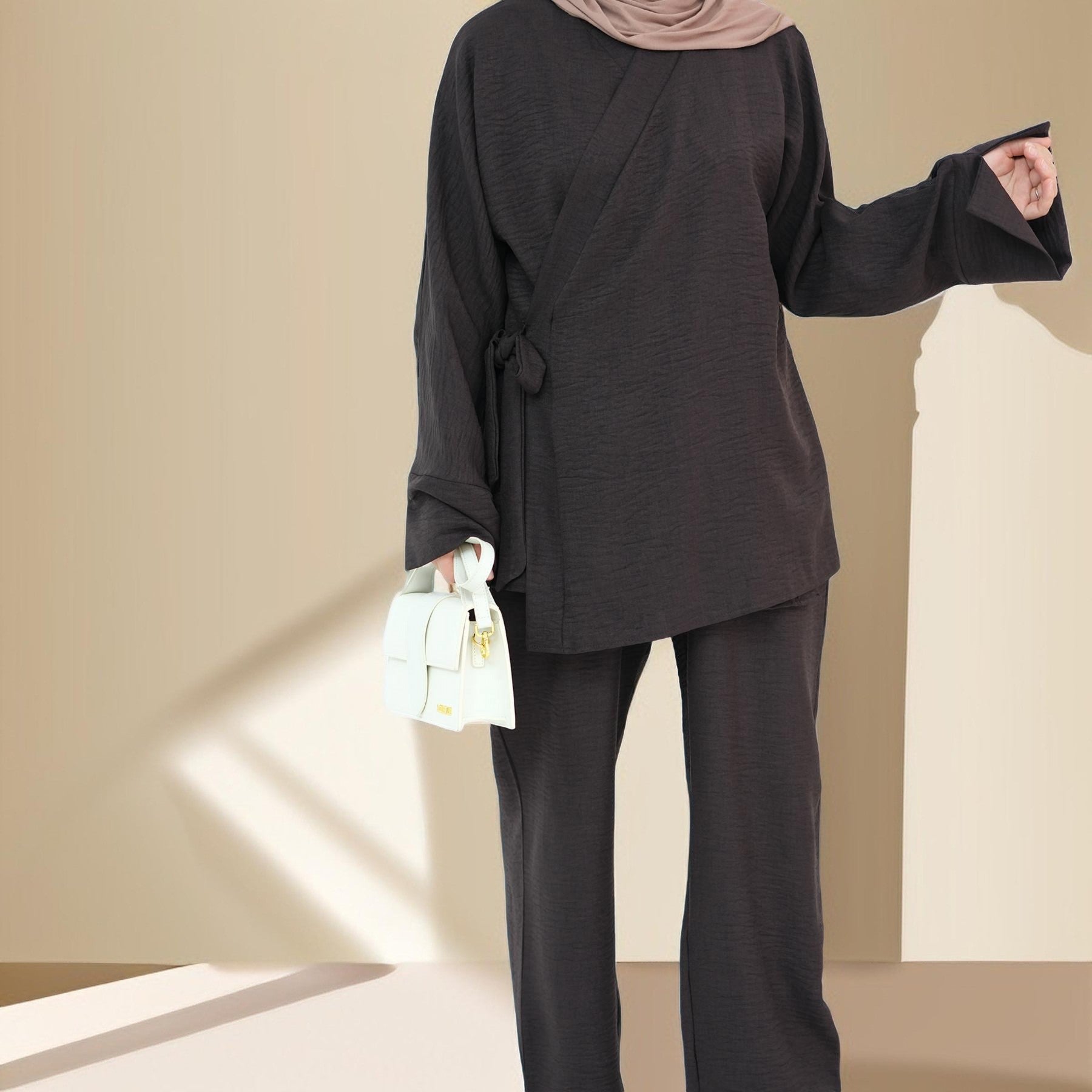 Aria Wrap Everyday Co-ord Set, view 6