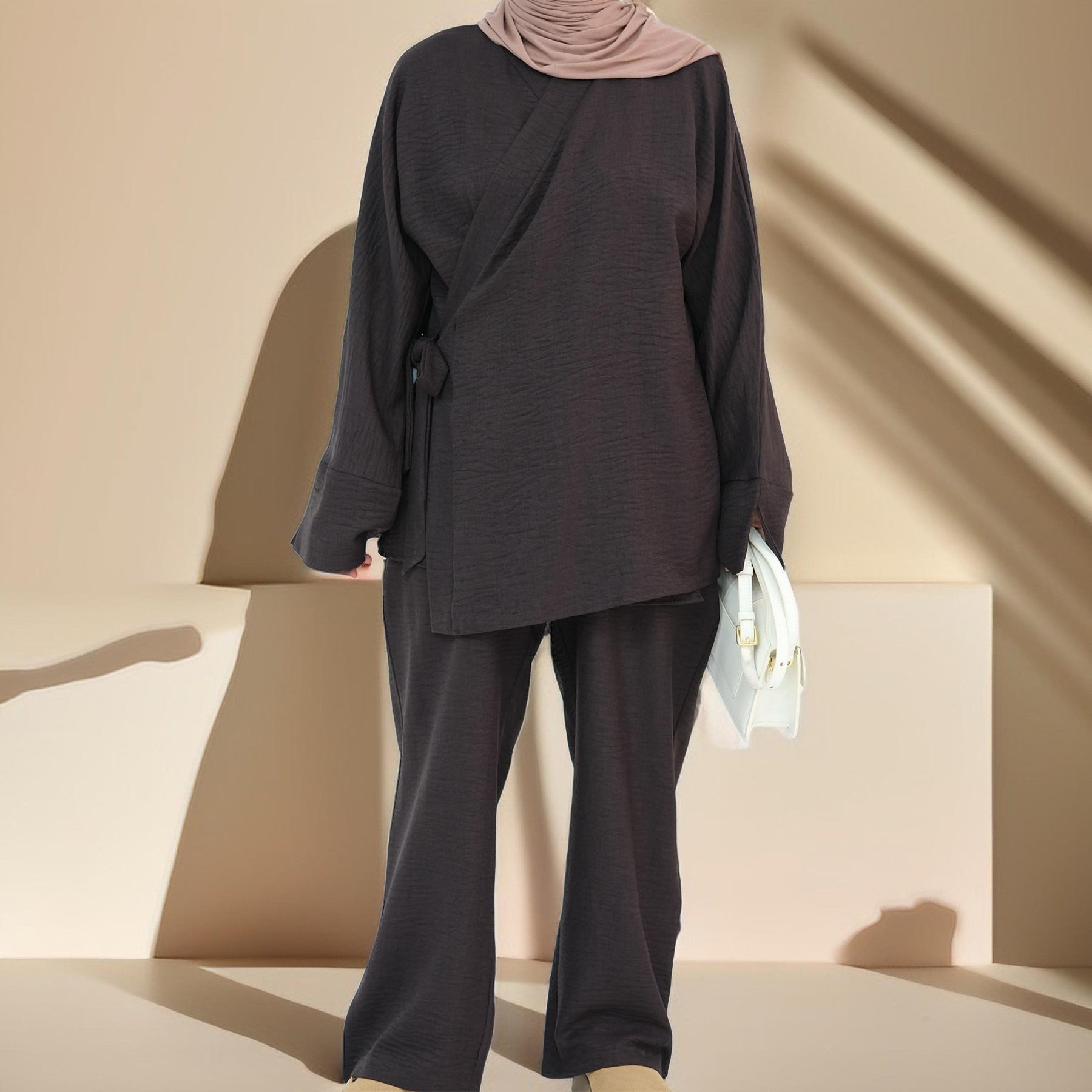 Aria Wrap Everyday Co-ord Set, view 8