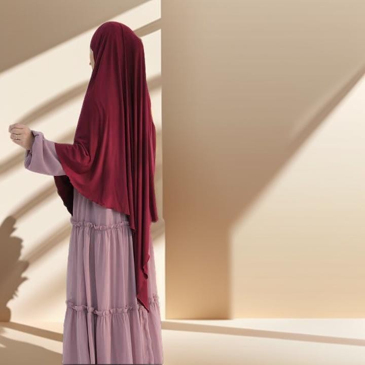 Instant Jersey Khimar with Zipper by Try Modest