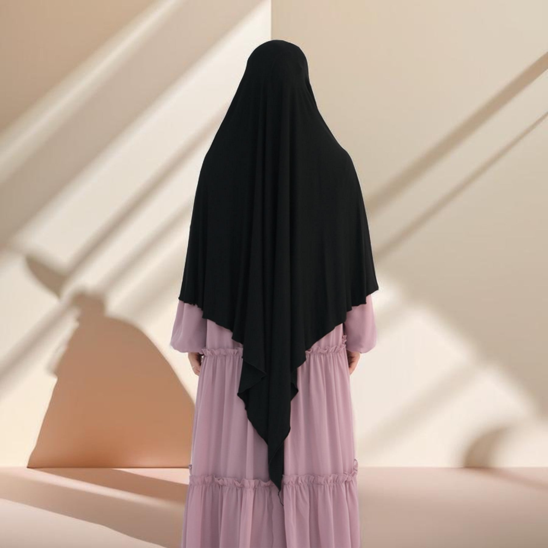Instant Jersey Khimar with Zipper, view 8