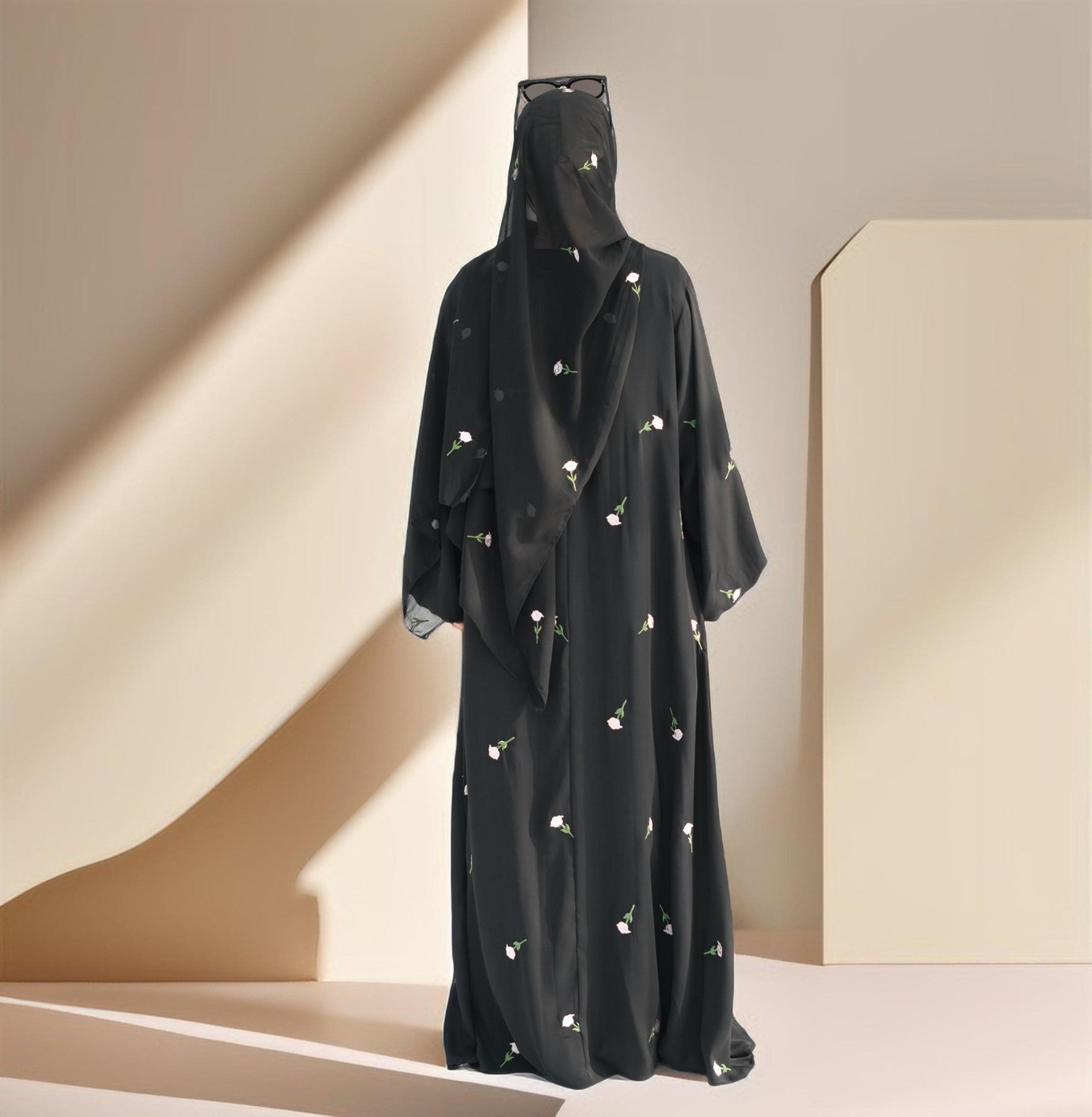 Nadira Maxi Dress with Matching Hijab, view 7