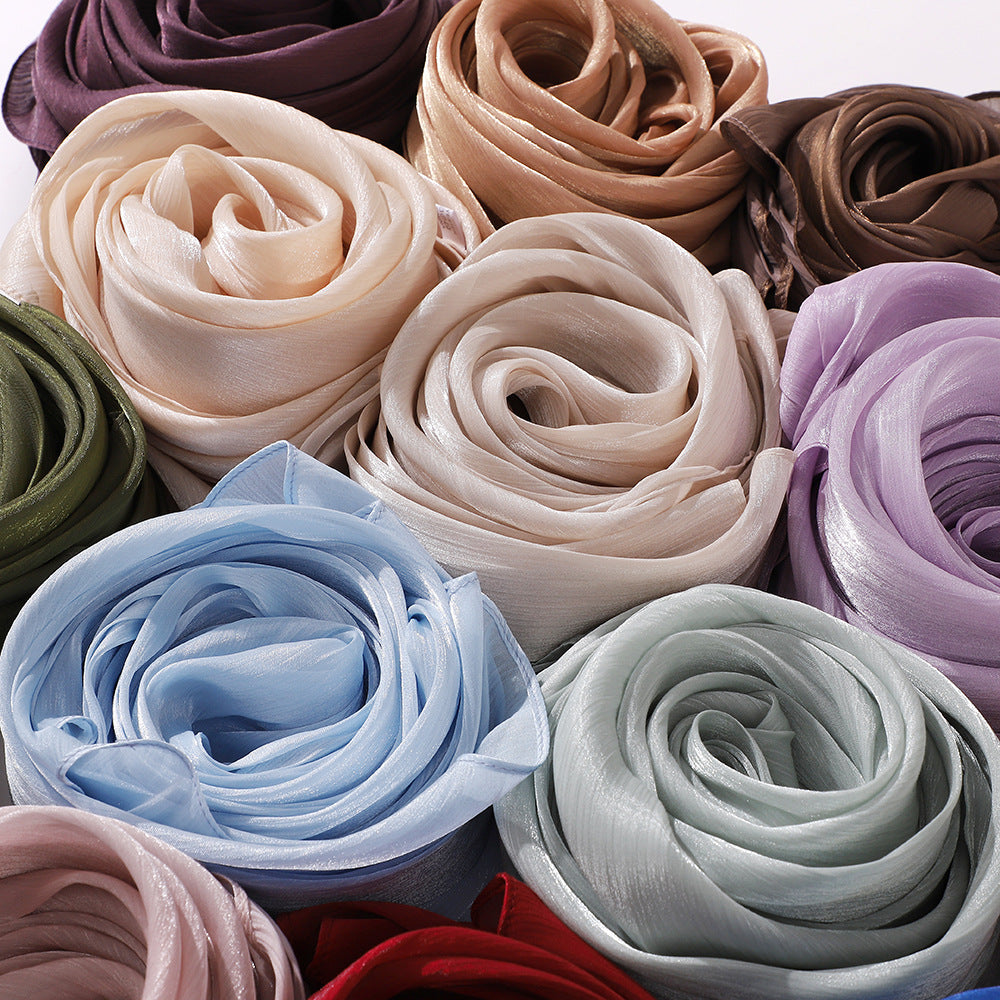 Glossy Silk Hijabs - 20 Shades, view 4