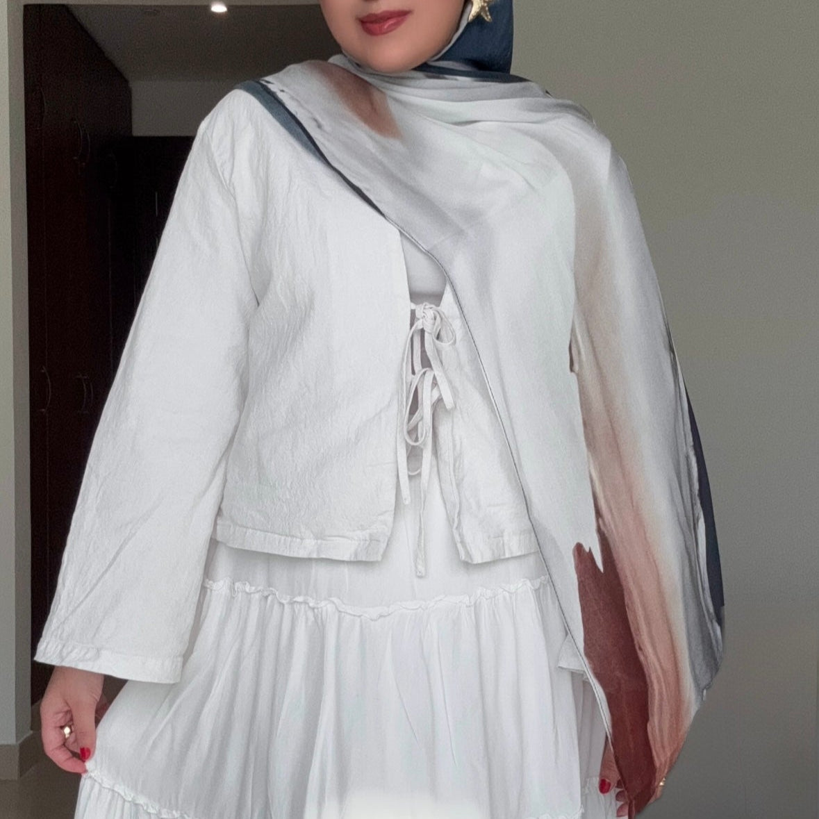 Printed Modal Hijabs-12 shades, view 4