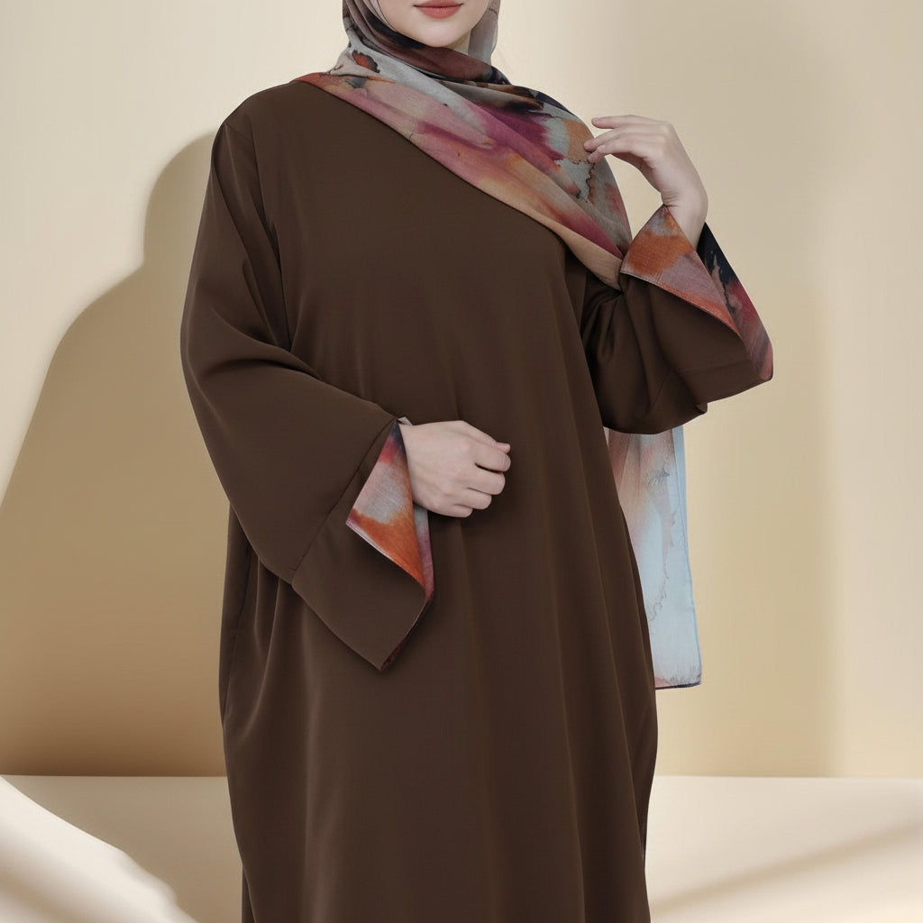 Watercolor Bloom Abaya Set, view 2