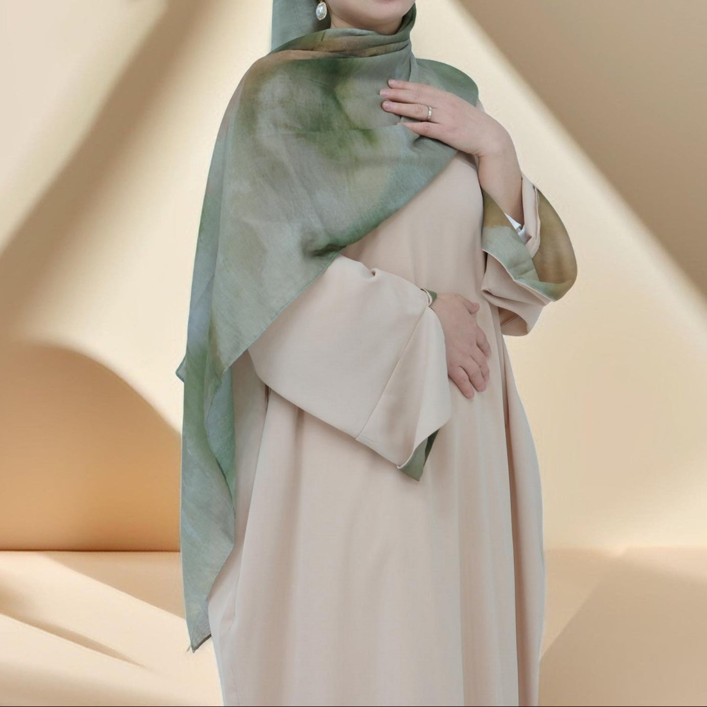 Olive Oasis 2-Piece Abaya Set by Try Modest
