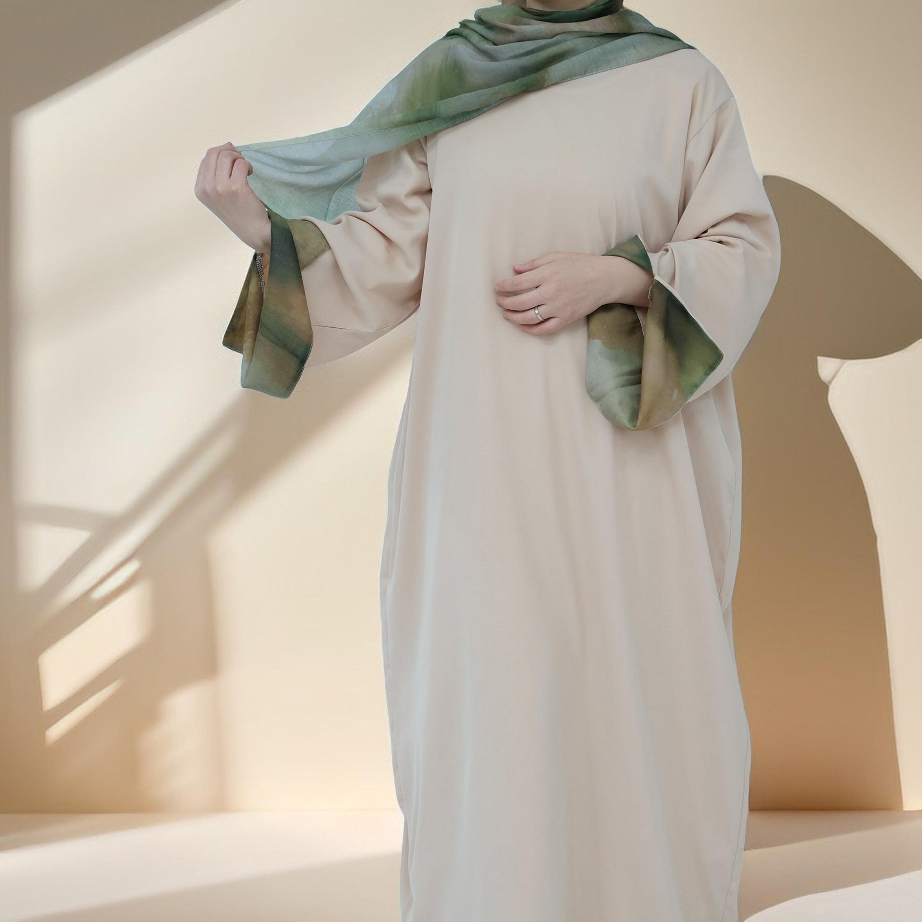 Olive Oasis 2-Piece Abaya Set, view 3
