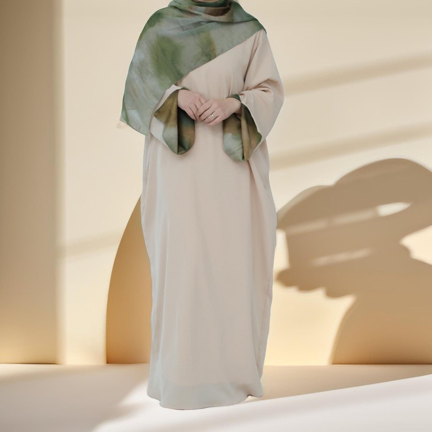Olive Oasis 2-Piece Abaya Set, view 4