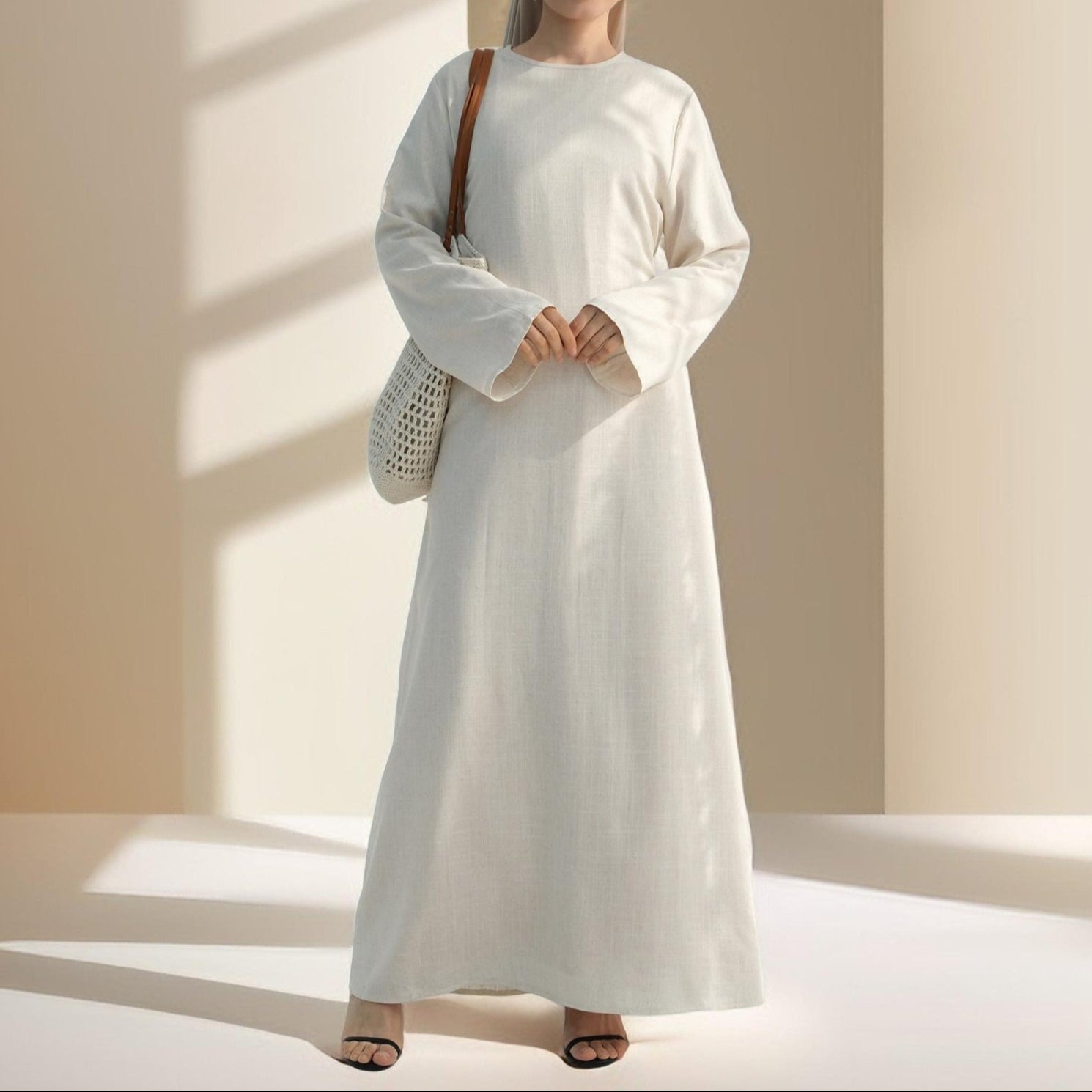 Sandra Dual-Tie Maxi Dress, view 3