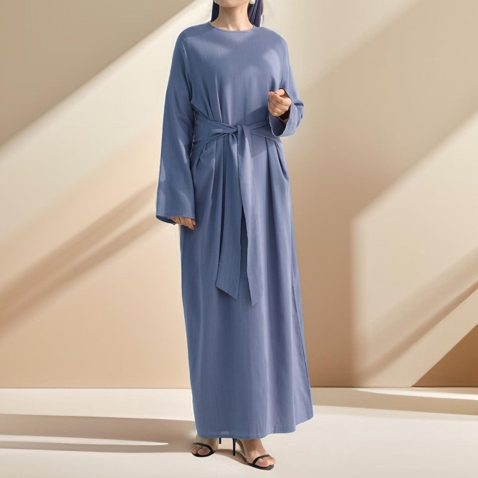 Sandra Dual-Tie Maxi Dress, view 4