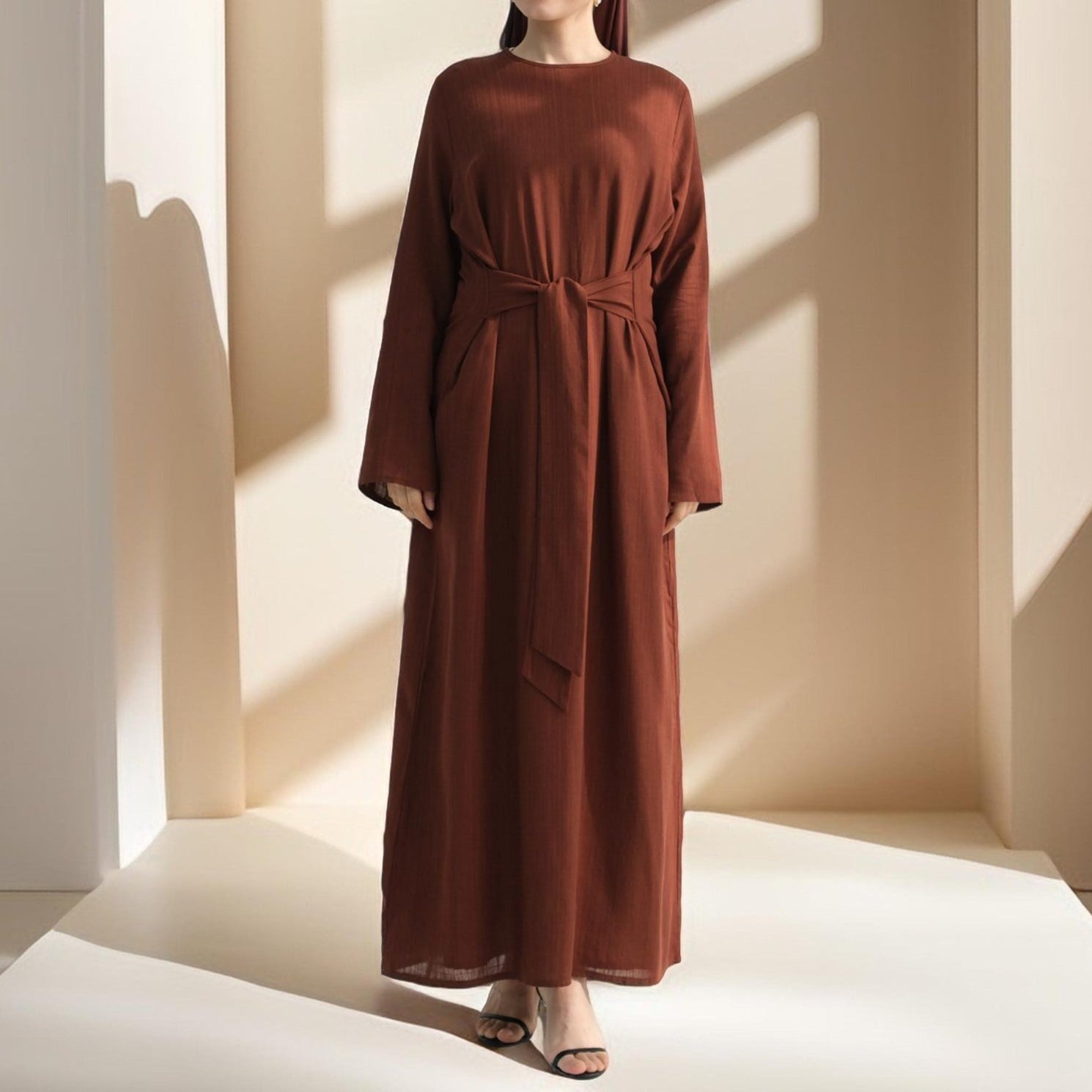 Sandra Dual-Tie Maxi Dress, view 6