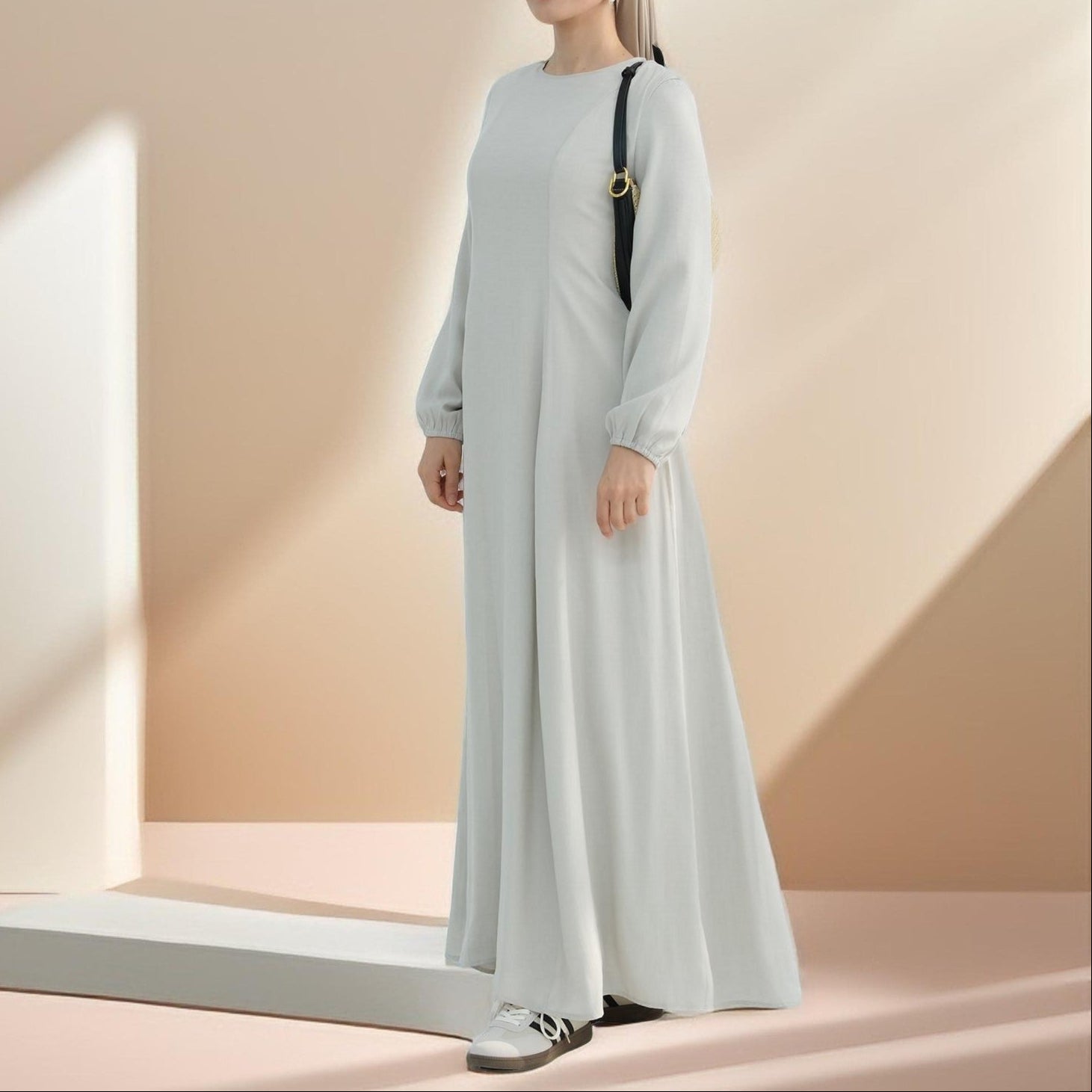 Hanadi Lined Maxi Dress, view 4