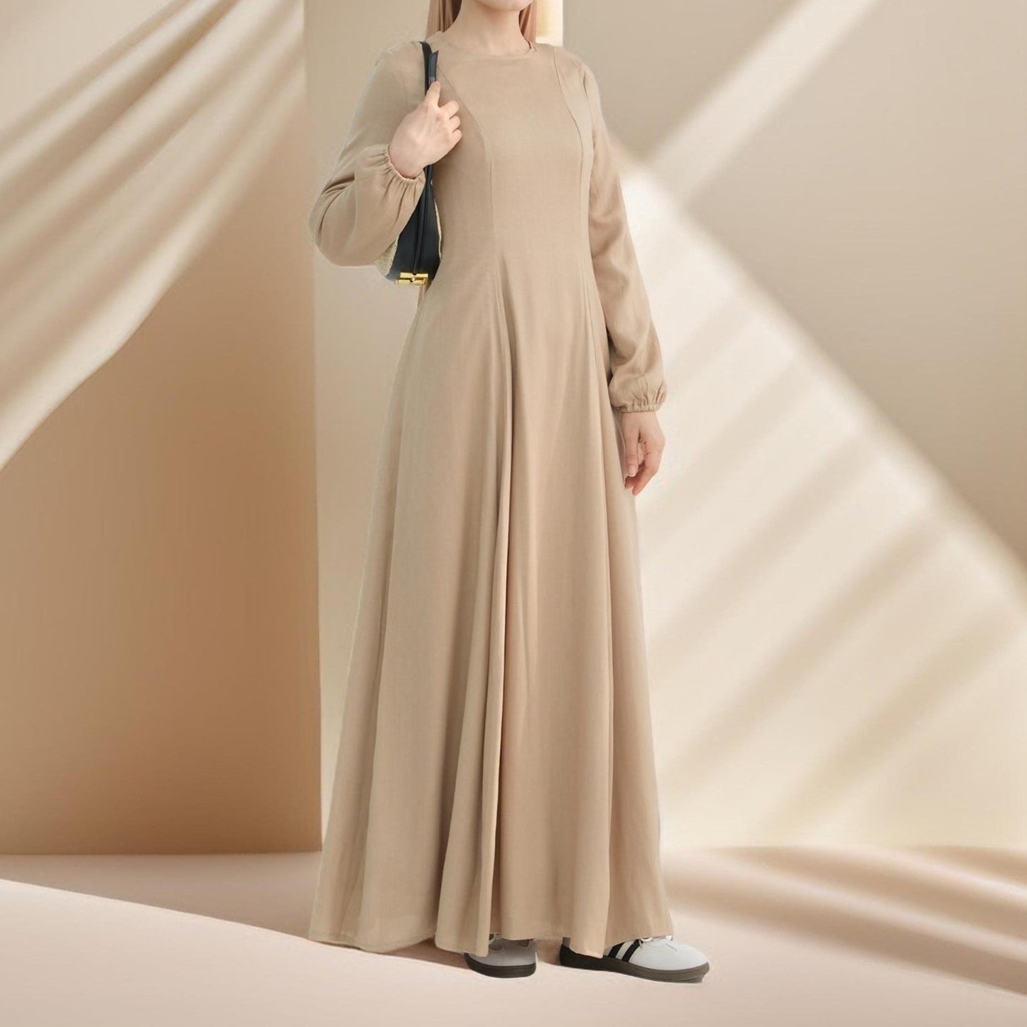 Hanadi Lined Maxi Dress, view 8