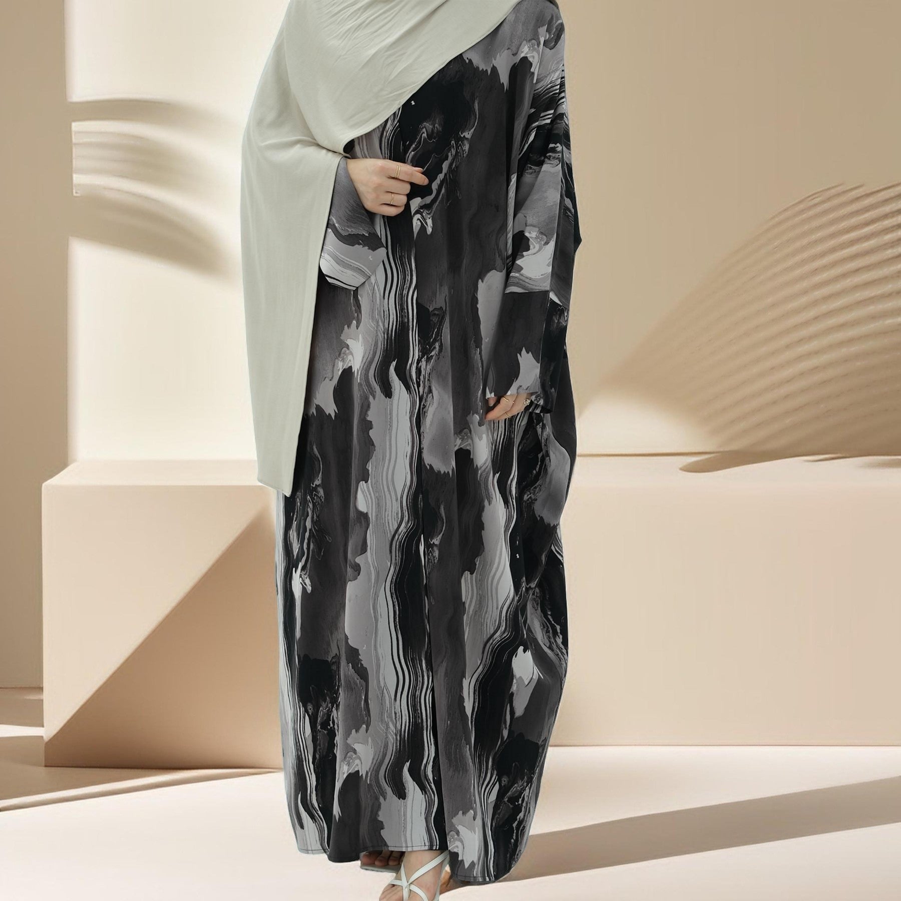 Canvas printed abaya, view 5
