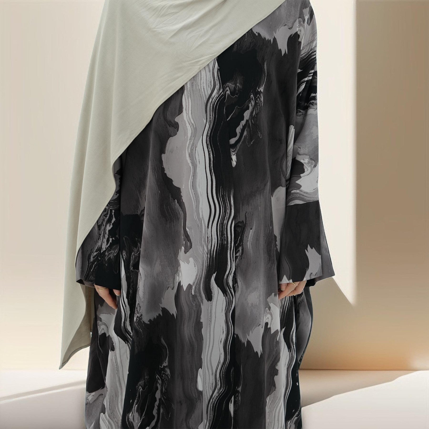 Canvas printed abaya, view 6