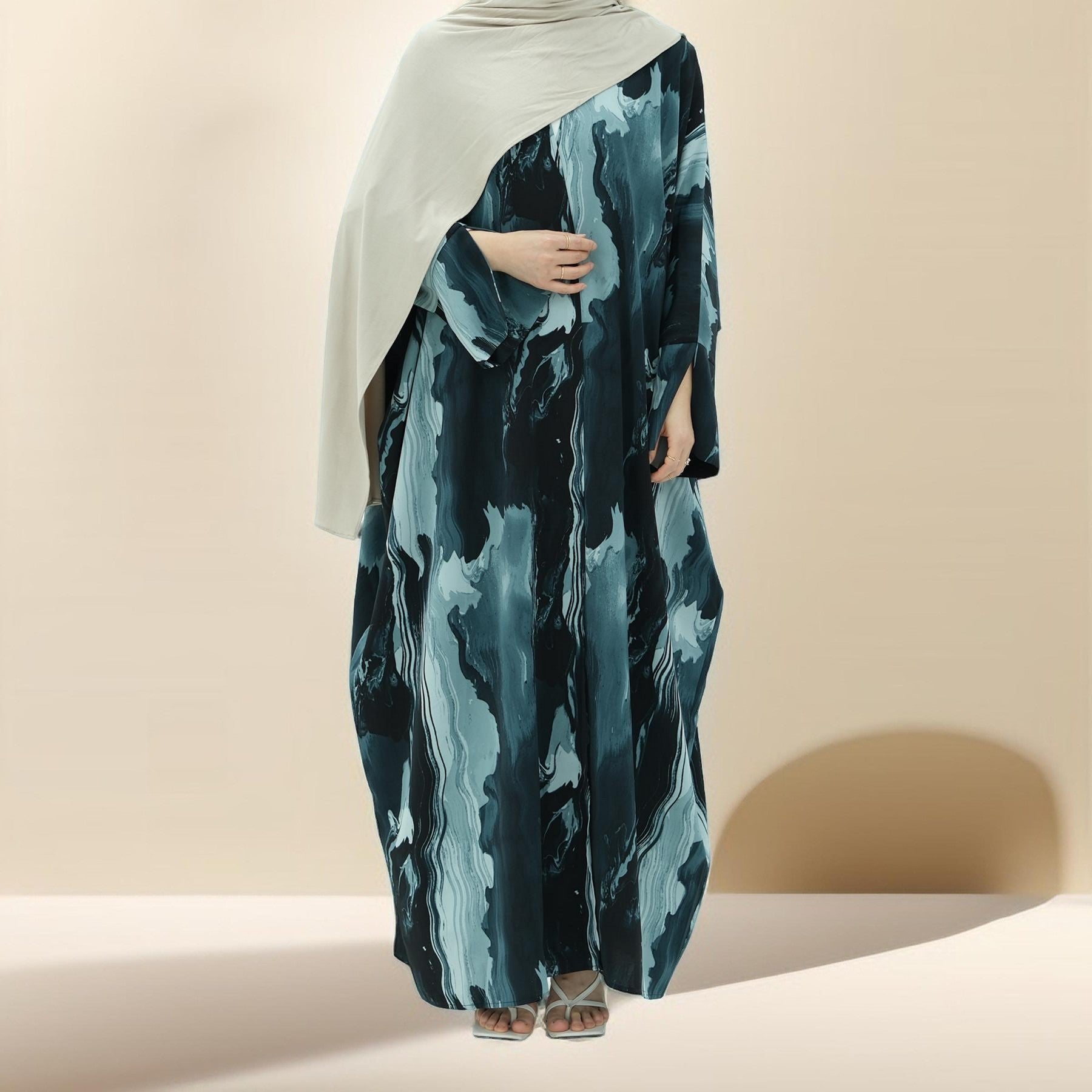 Canvas printed abaya, view 7