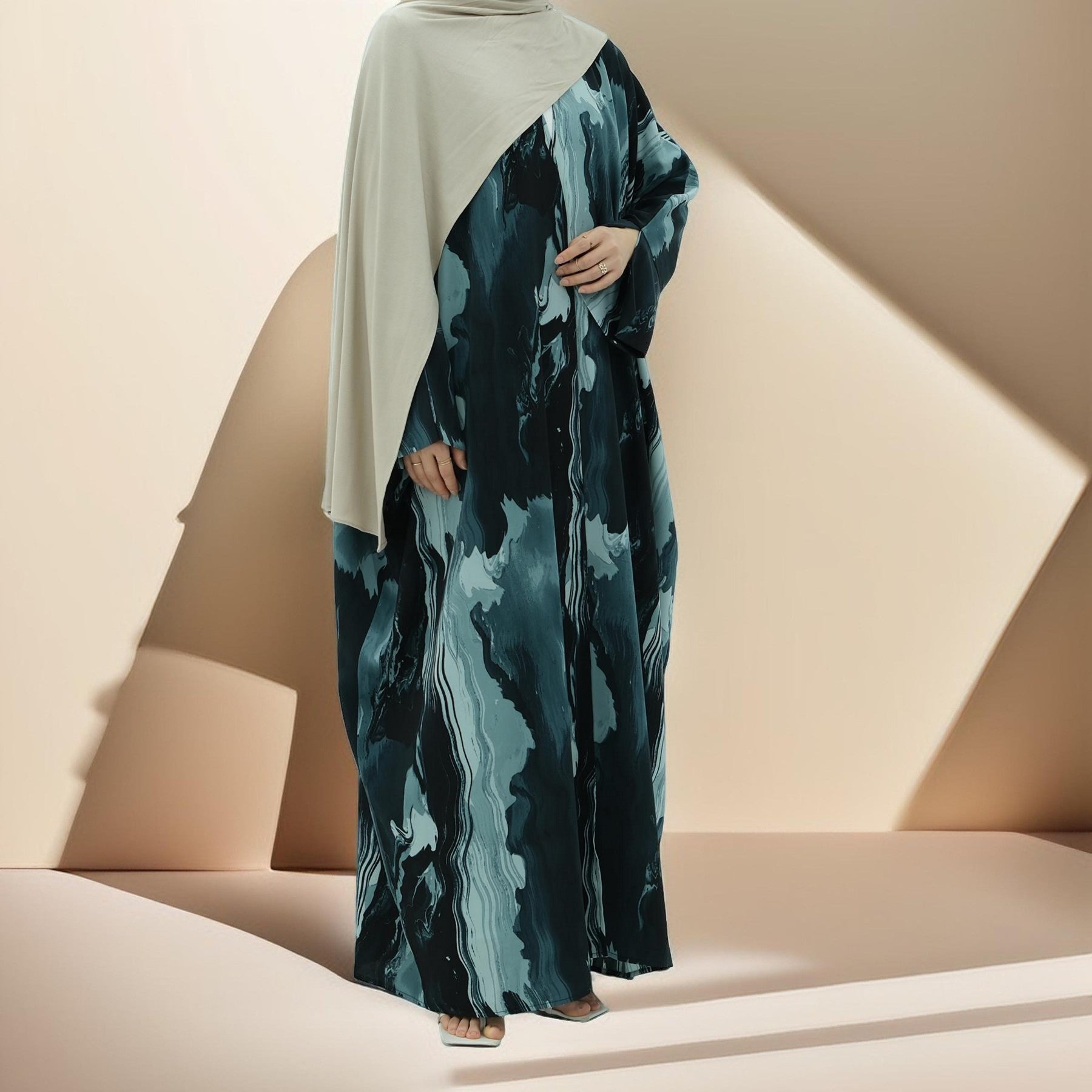 Canvas printed abaya, view 8