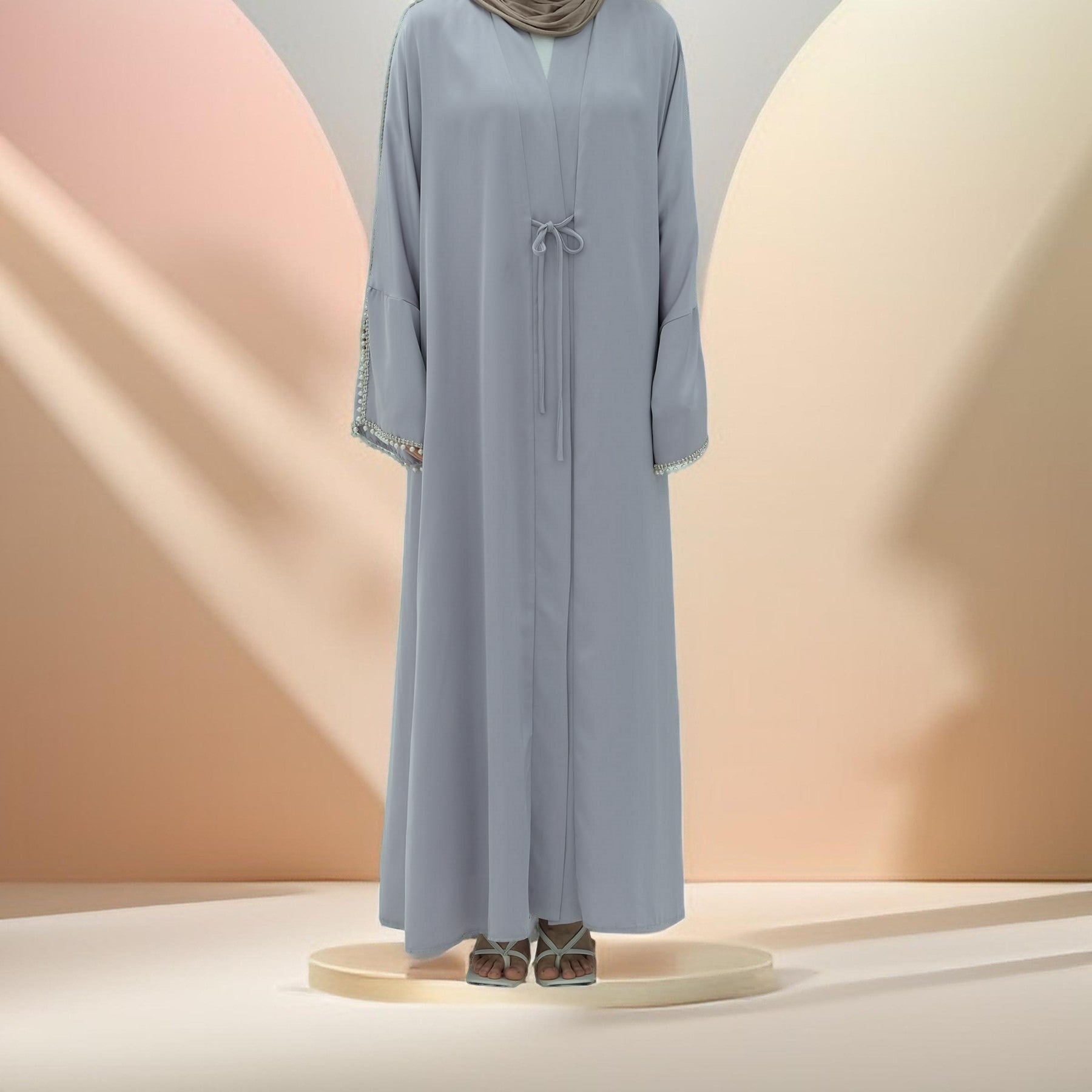 Allure de Perle Kimono Abaya, view 3