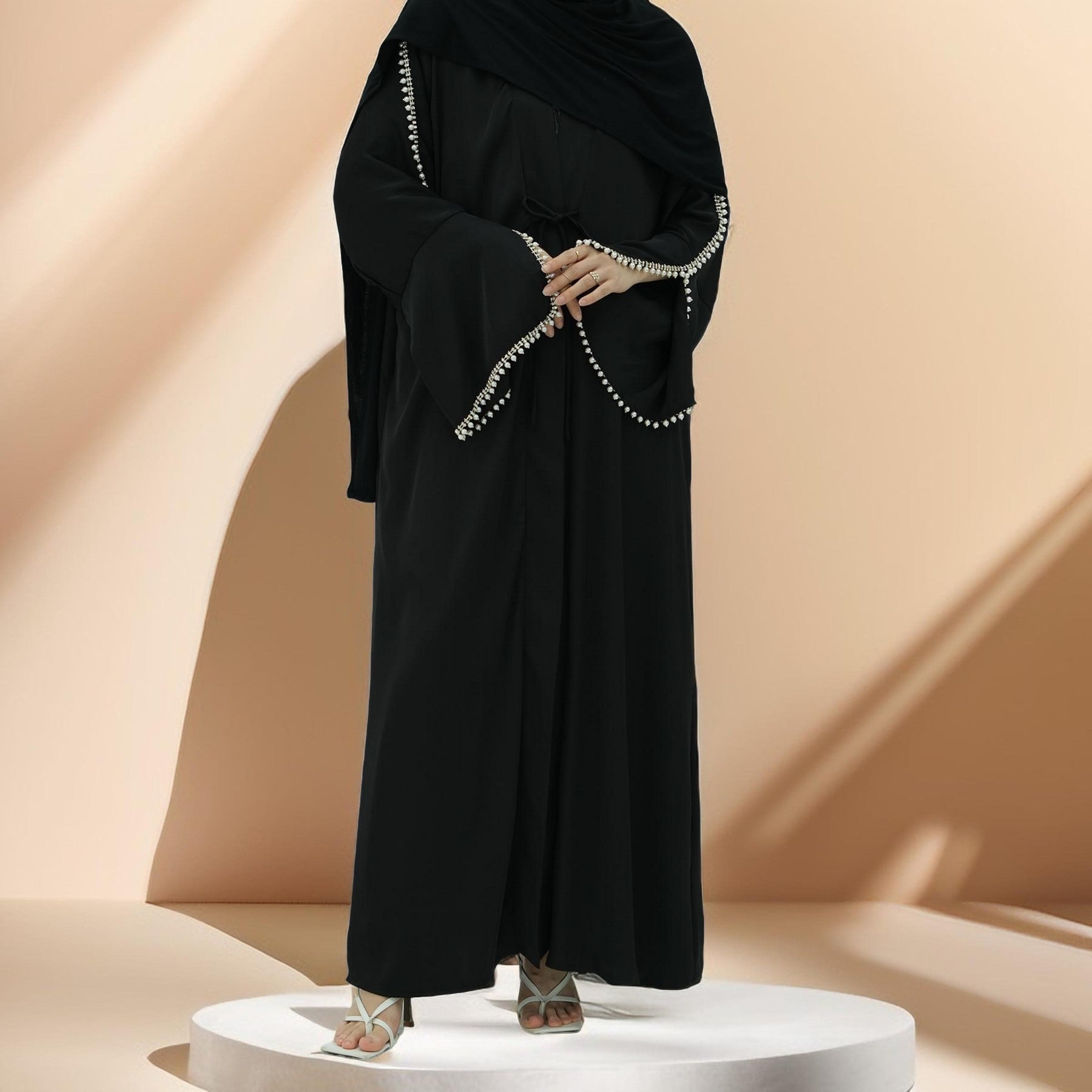 Allure de Perle Kimono Abaya, view 7